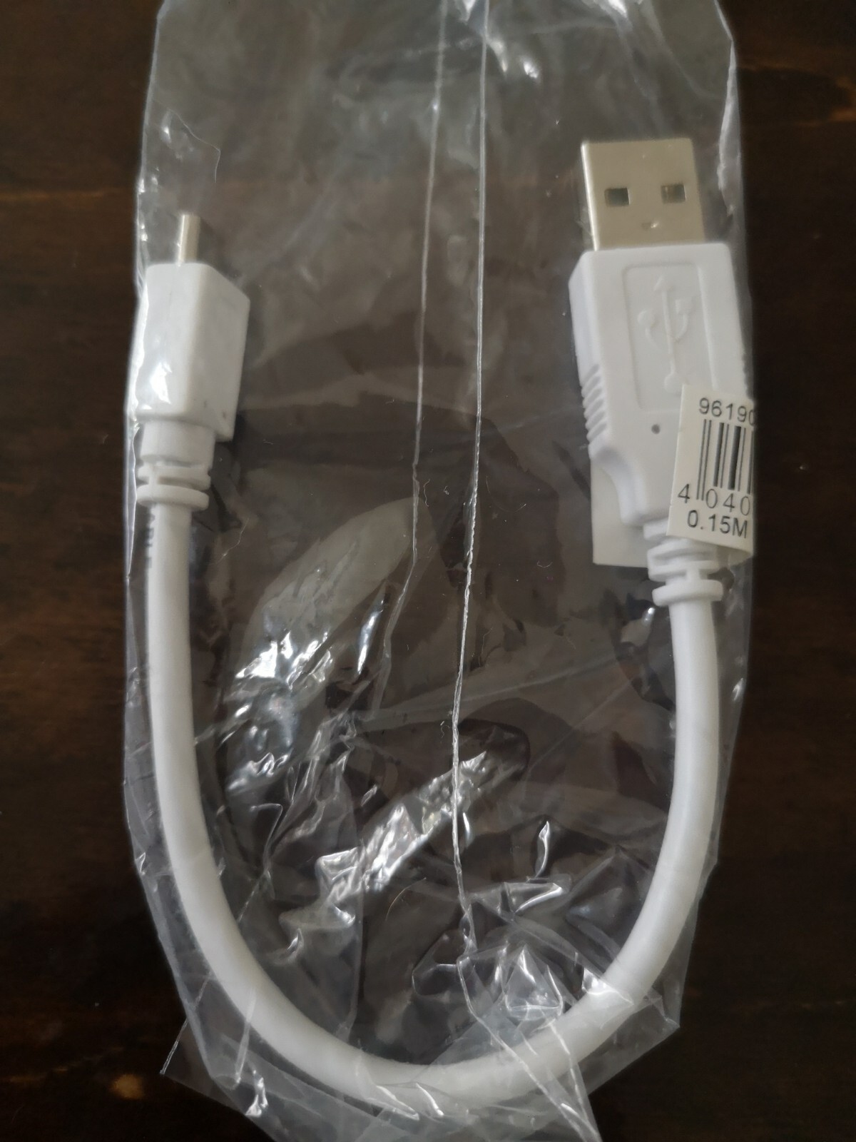 Goobay USB 2.0 Data/Charging Cable USB-A/MicroUSB-B m/m 0.15m White New
