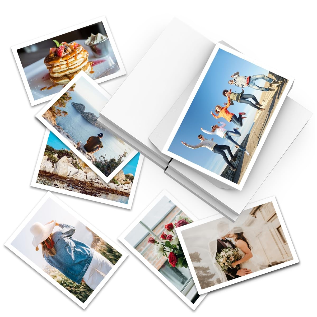 500 Sheets Glossy Photo Paper 4x6 Inch 4R Picture Inkjet Printer 230GSM