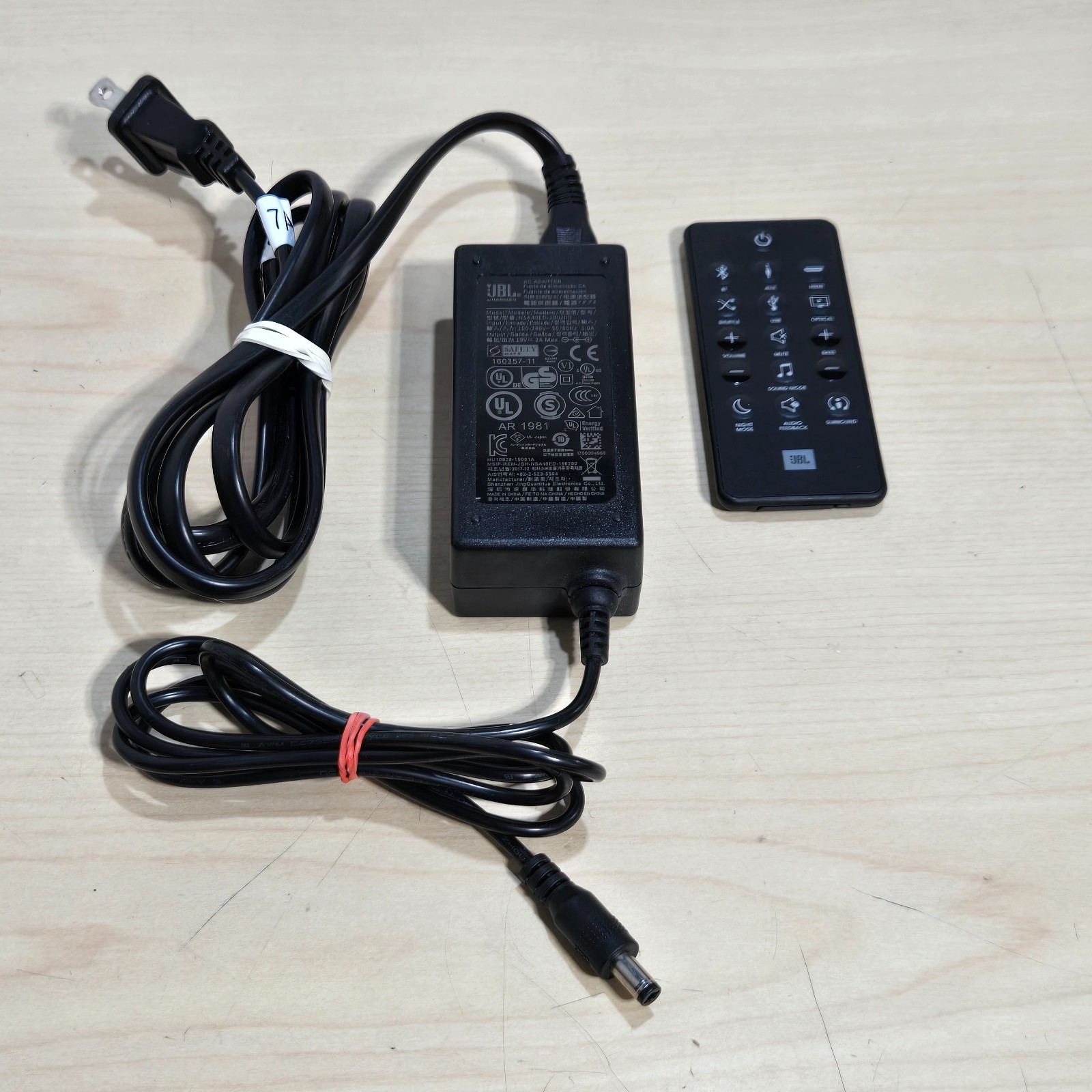 JBL Replacement for 19V 2A NSA40ED-190200 AC-DC Power Adaptor & Remote