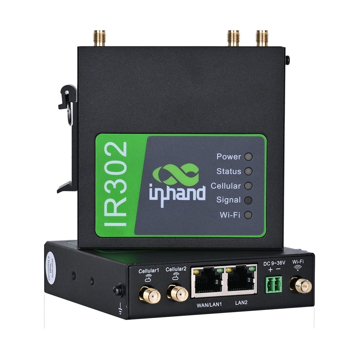 InHand Networks IR302 Industrial IoT 4G LTE VPN Cellular Router LTE Cat 4+ Wi...