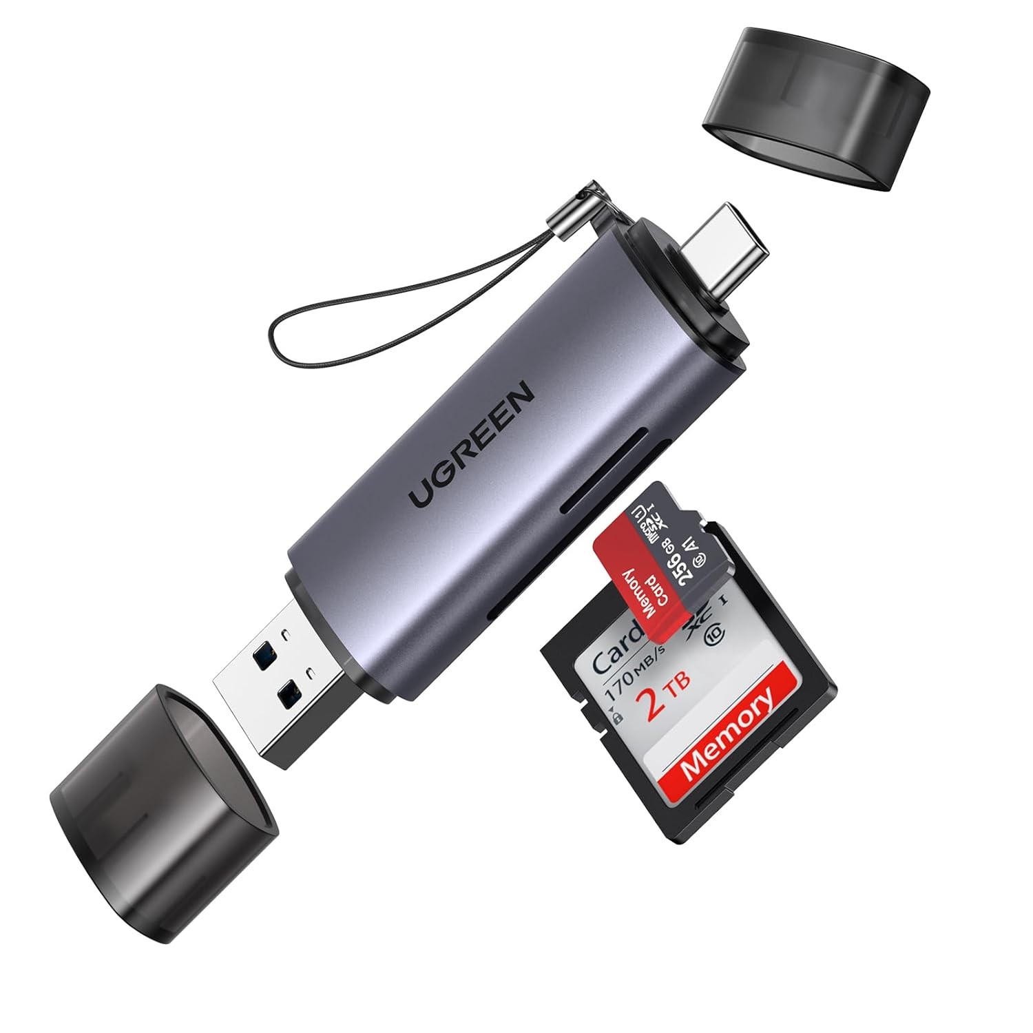 USB C Micro SD Card Reader 2 in 1 USB 3.0 SD Card Reader Fast Data Transfer