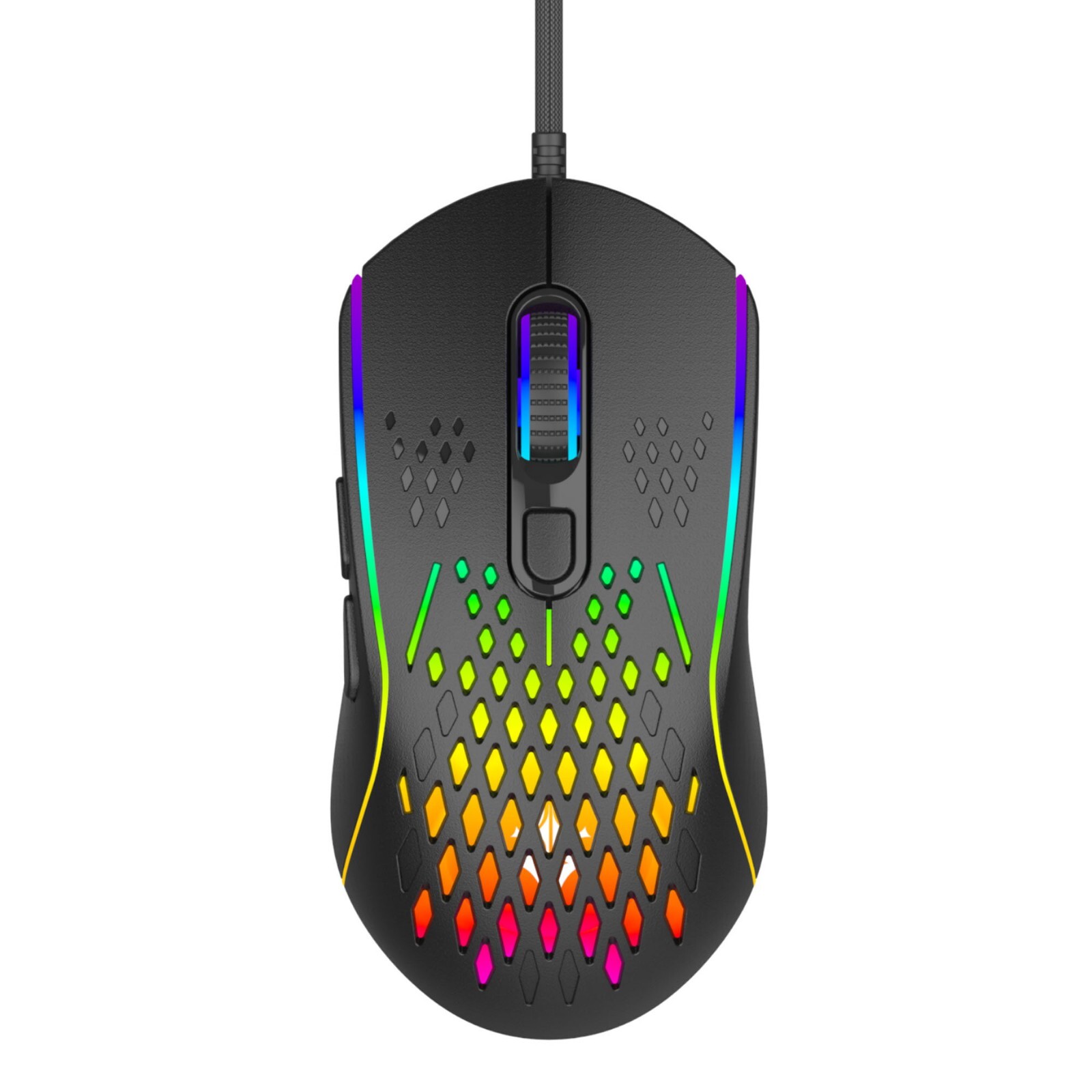 Laser Gaming Mouse USB Wired PC RGB Backlit Ergonomic 6 Buttons 12800 DPI