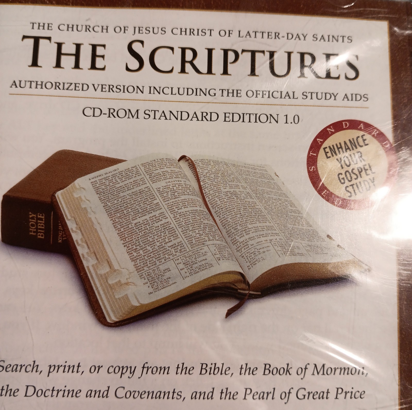 The SCRIPTURES CD-ROM Church of JESUS CHRIST Of LATTER DAY SAINTS new sealed