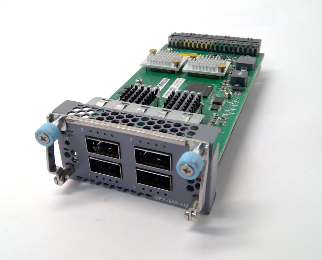 Juniper QFX-EM-4Q 4-Port 40Gb QSFP+ Expansion Module For QFX5100 EX4600 *READ*