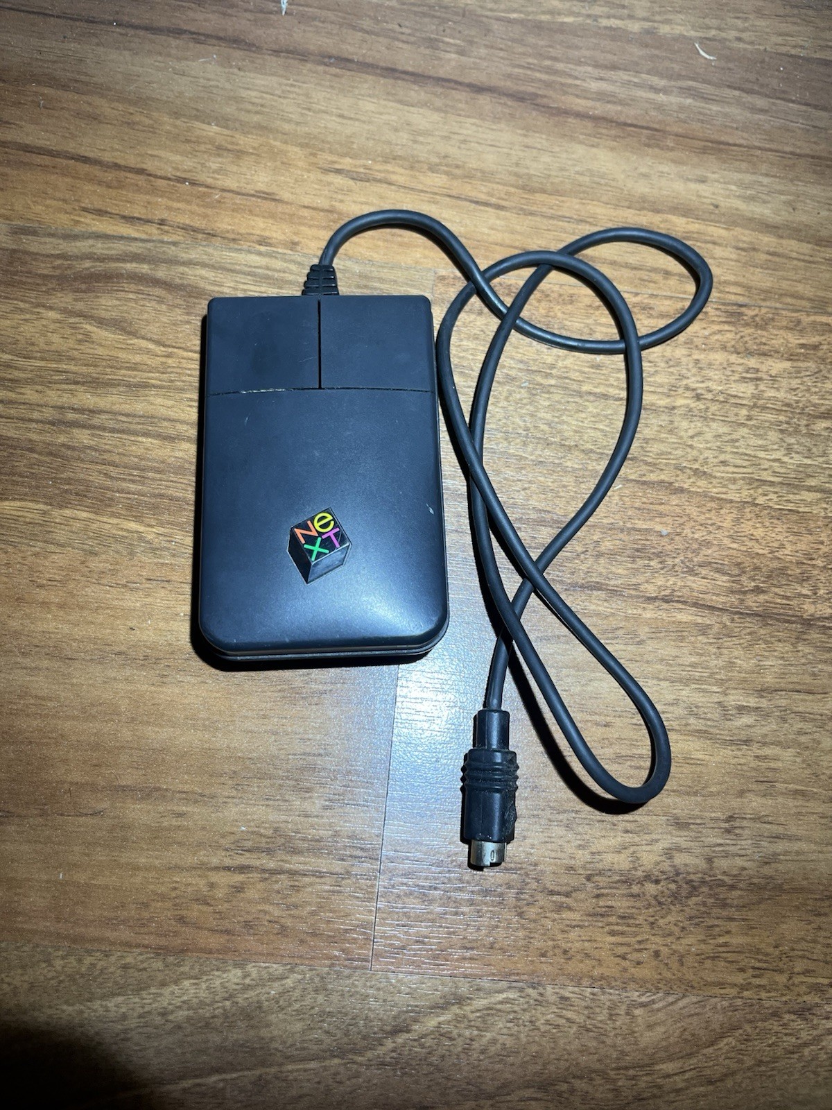 NeXT Part 193 Wired Ball Mouse for N4000A Monitor Non-ADB Mini-DIN Vintage Black