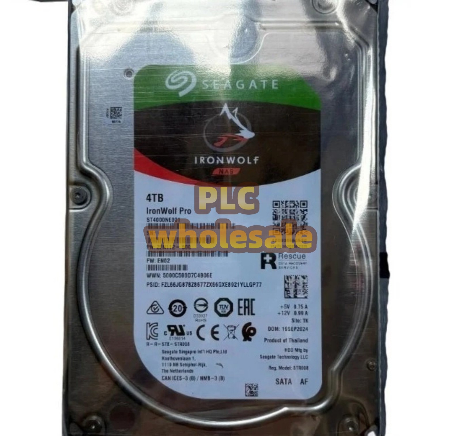 1PC Seagate 4TB ST4000NE001 IronWolf SATA PRO NAS 7200RPM 256 MB 3.5" HDD