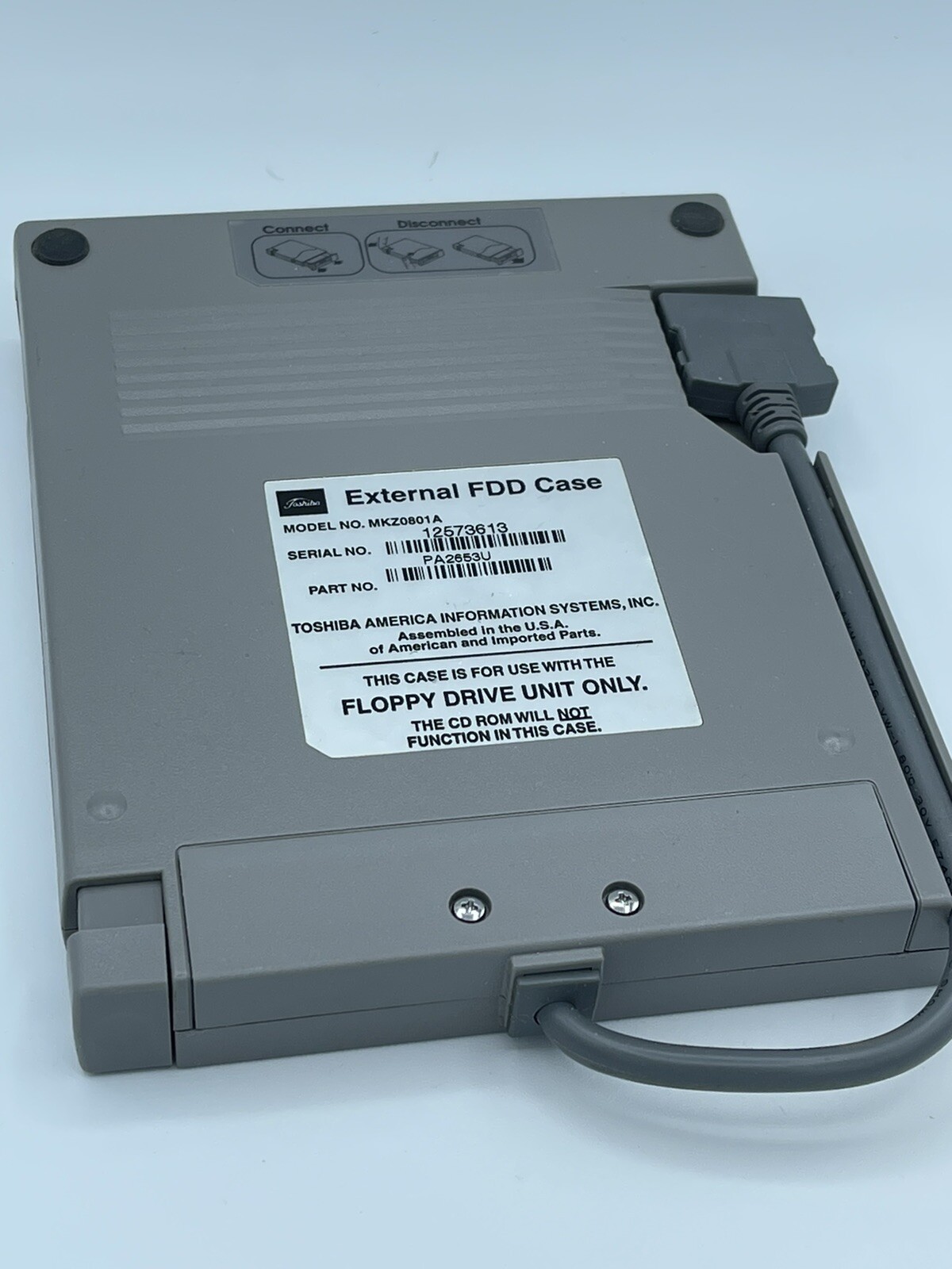 Toshiba MKZ0801A FDD Attachment Case Only Ships Fast