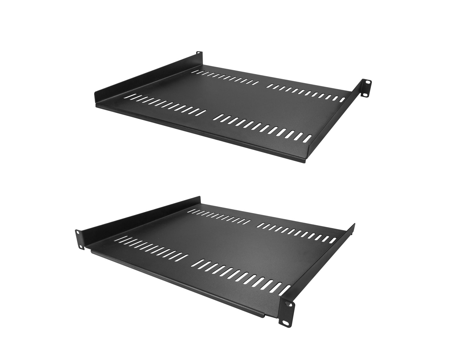 StarTech CABSHELF116V2PK 1U Rack Shelf 16" Deep Vented 2-Pack