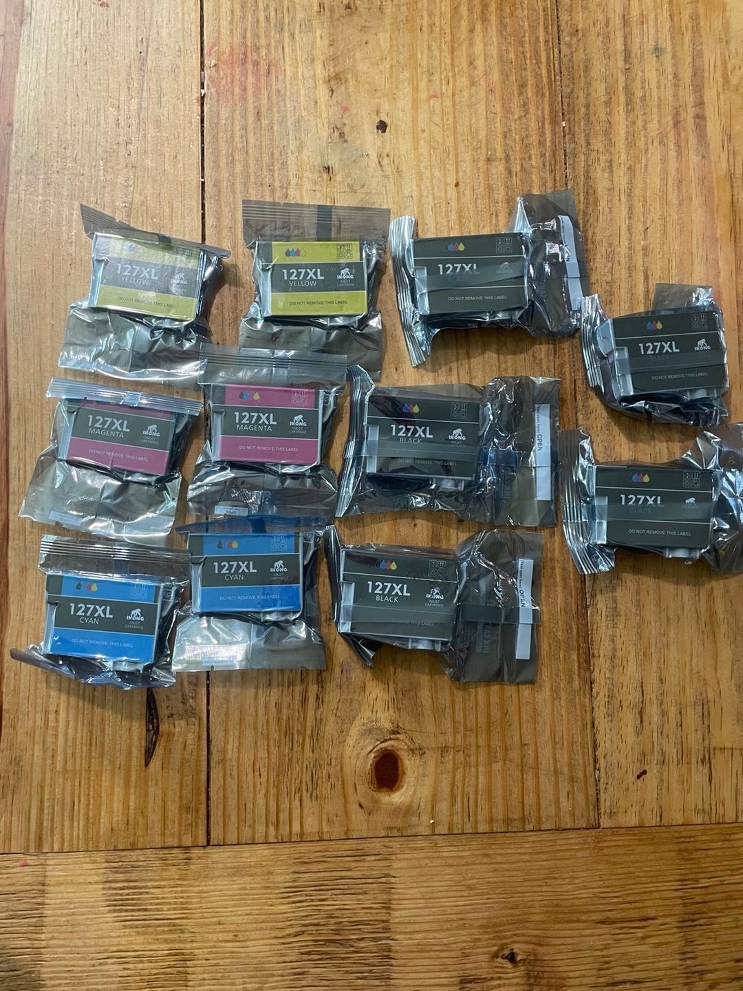 IKONG 127XL High Yield Ink Cartridge Replacement Set (11-Pack)
