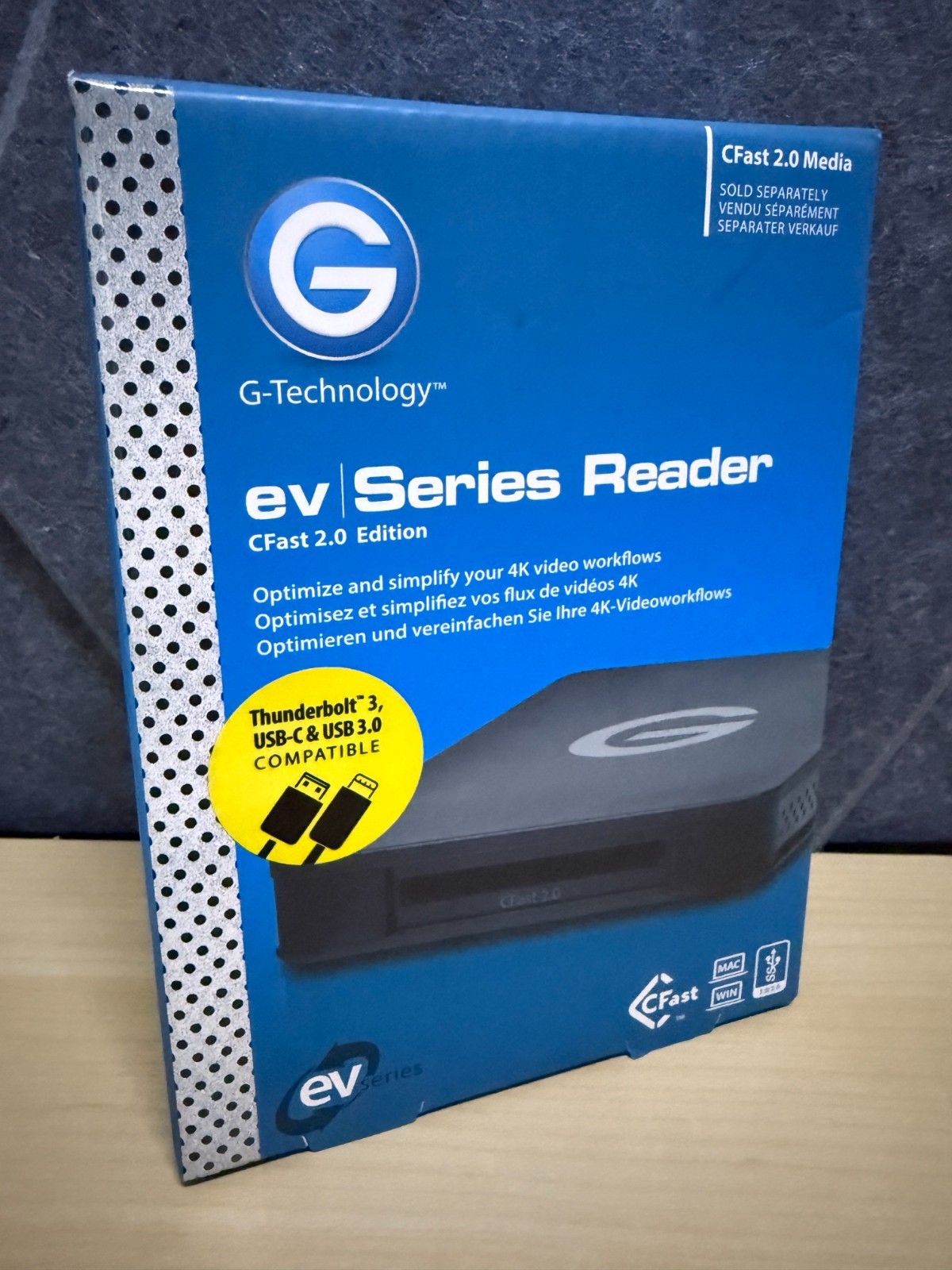 *NEW* G-Technology - ev Series Reader USB 3.0/SATA Cfast 2.0 Edition