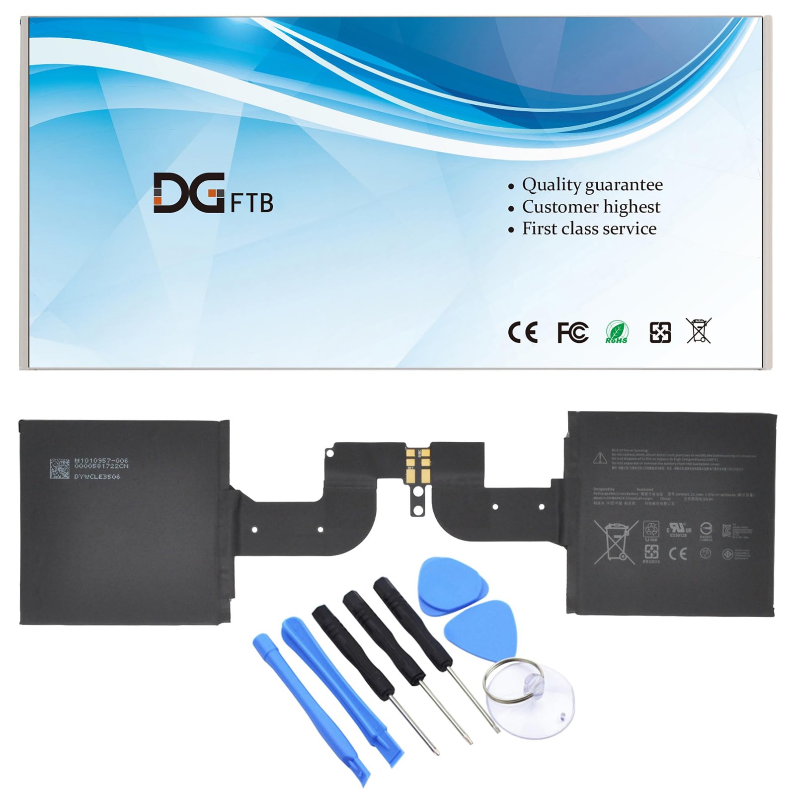 DGFTB DYNH01 New Battery Replacement for Microsoft Surface Book 2 15 inch 15"