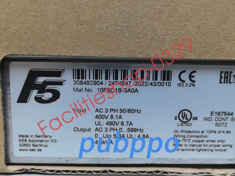 1PC New KEB 10F5C1B-3A0A Frequency Converter DHL/FedEx