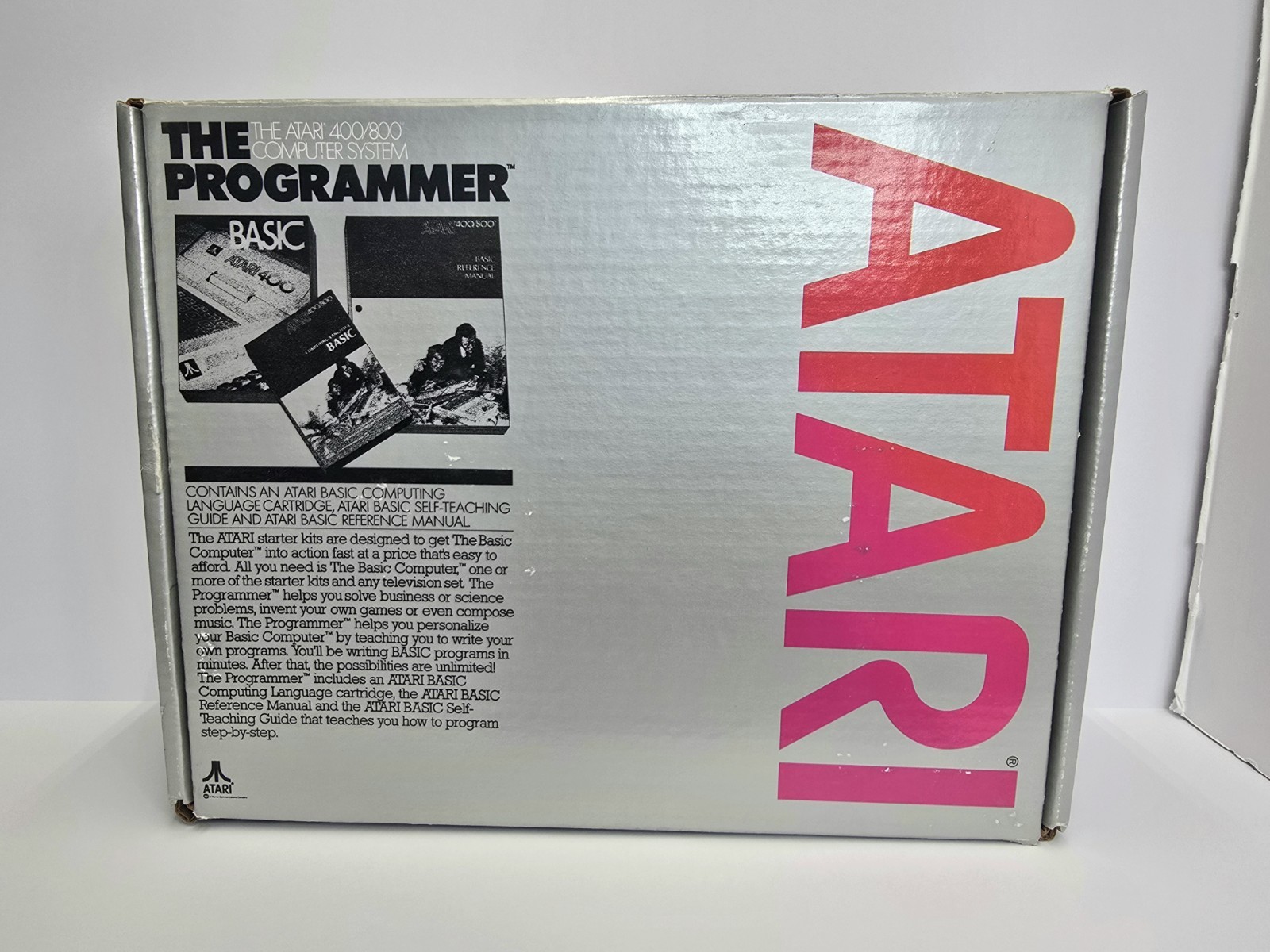 Atari Vintage Atari 400/800 Computer System The Programmer.  BOX ONLY. Nice