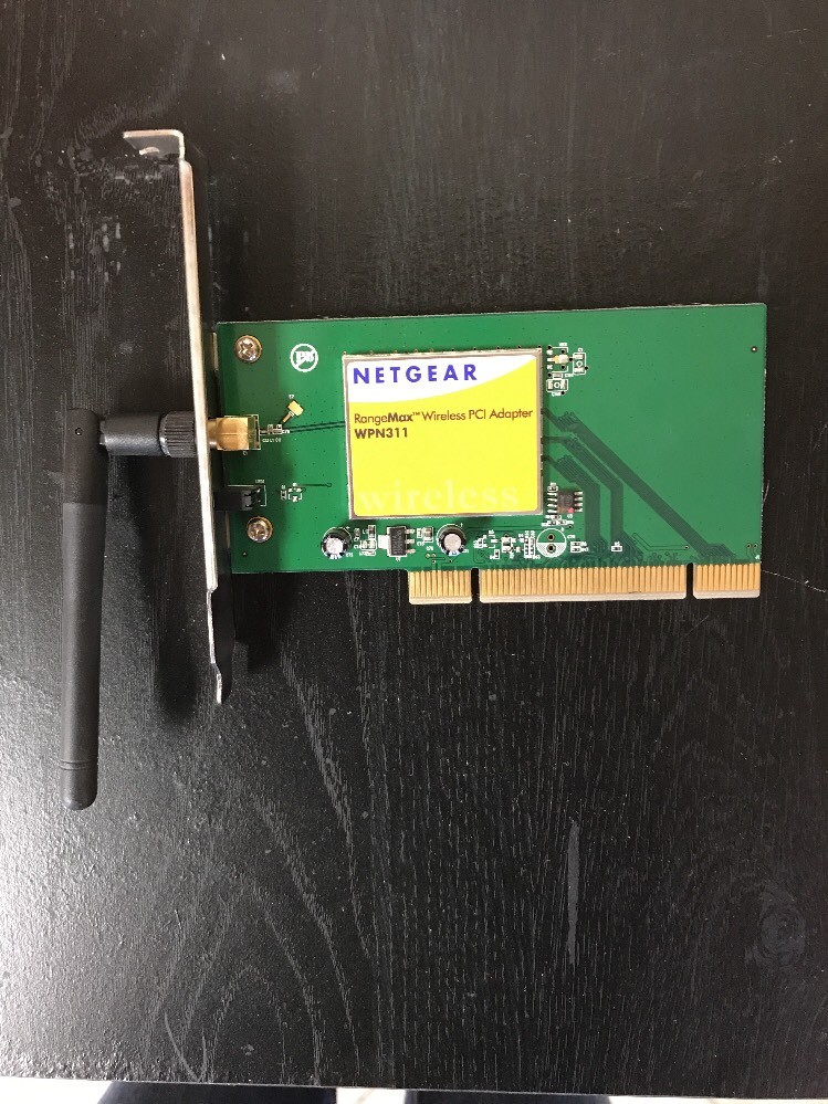 NETGEAR WPN311 V1H2 32 BIT WIRELESS PCI ADAPTER