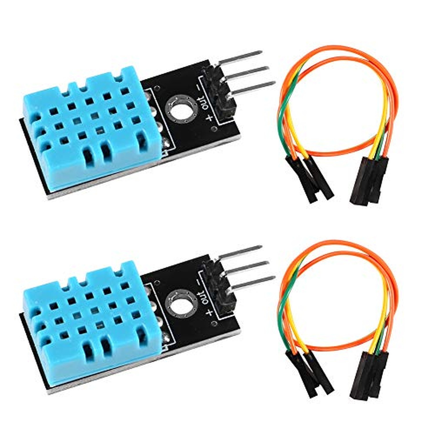 2pcs DHT11 Temperature Humidity Sensor Module Digital Temperature Humidity Se...