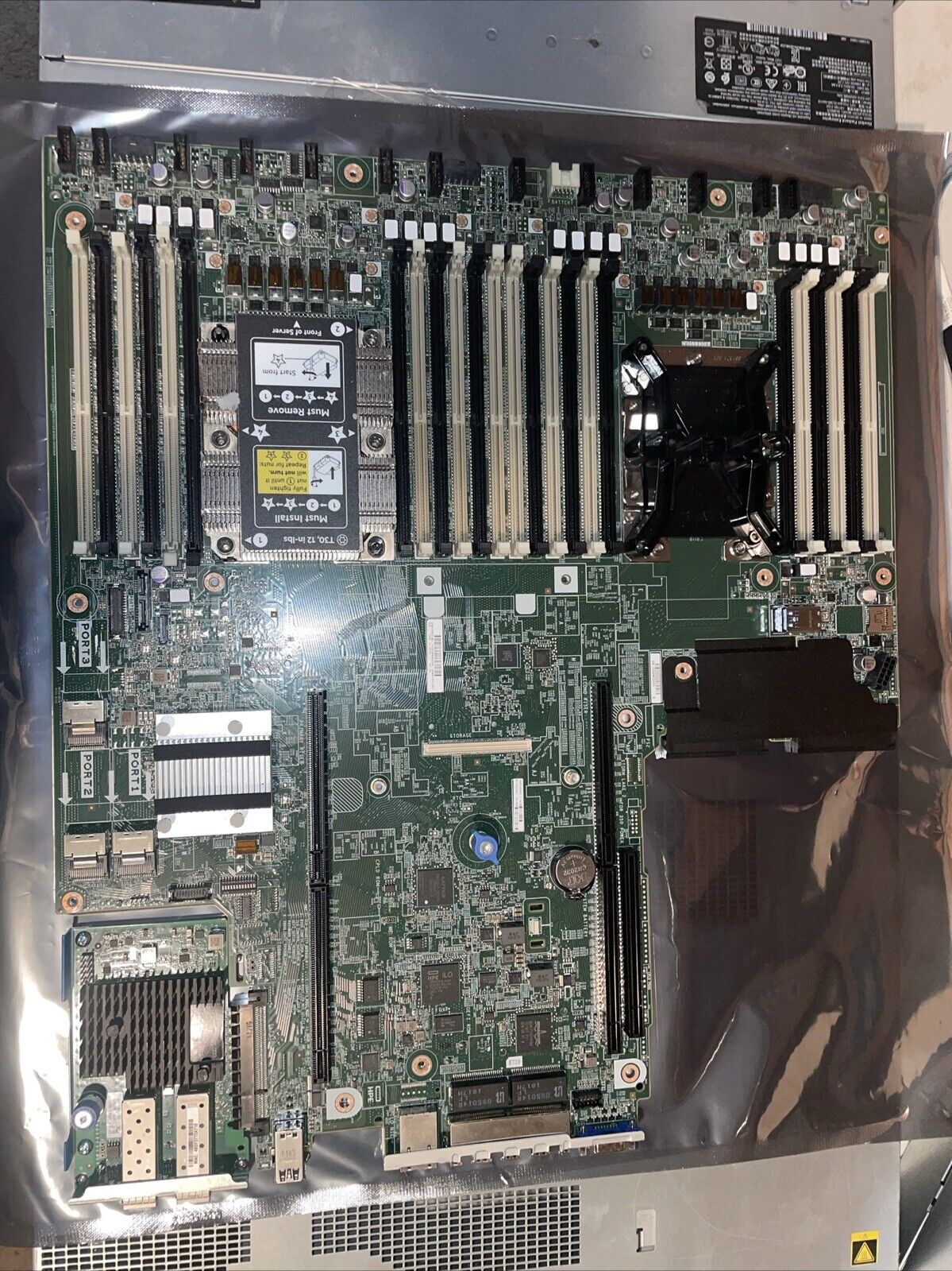 HP ProLiant DL360 Gen10 Server Dual FCLGA3647 DDR4 Motherboard P/N: 875552-001
