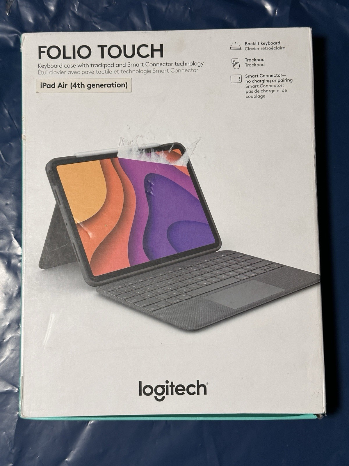 Logitech Folio Touch Keyboard Case 11-inch iPad Air 4th & 5th gen