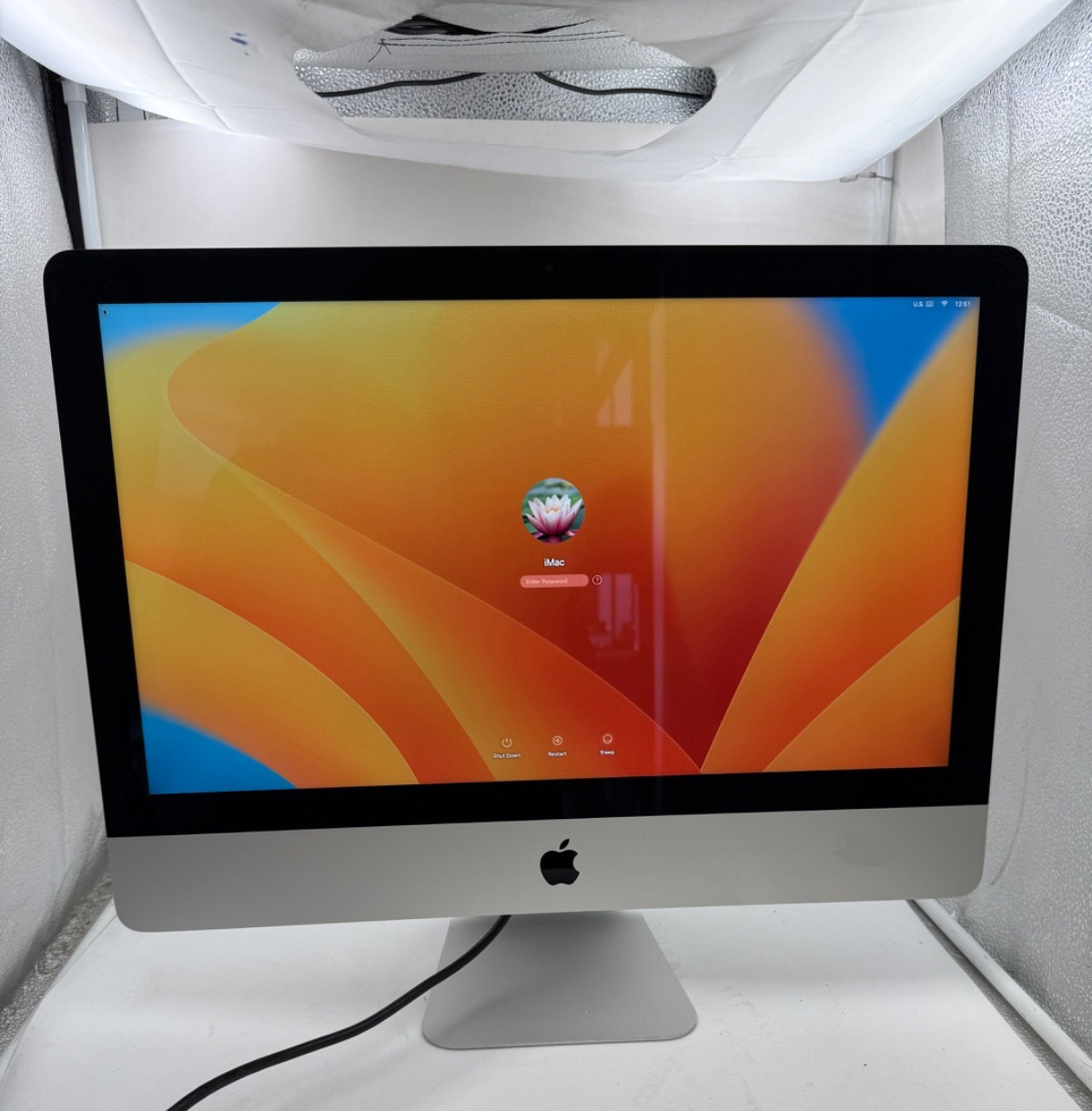 Apple iMac 18,1 21.5" 2017-i5-7360U@2.30GHz 8GB DDR3 Ram 1TB HDD Mac OS Ventura