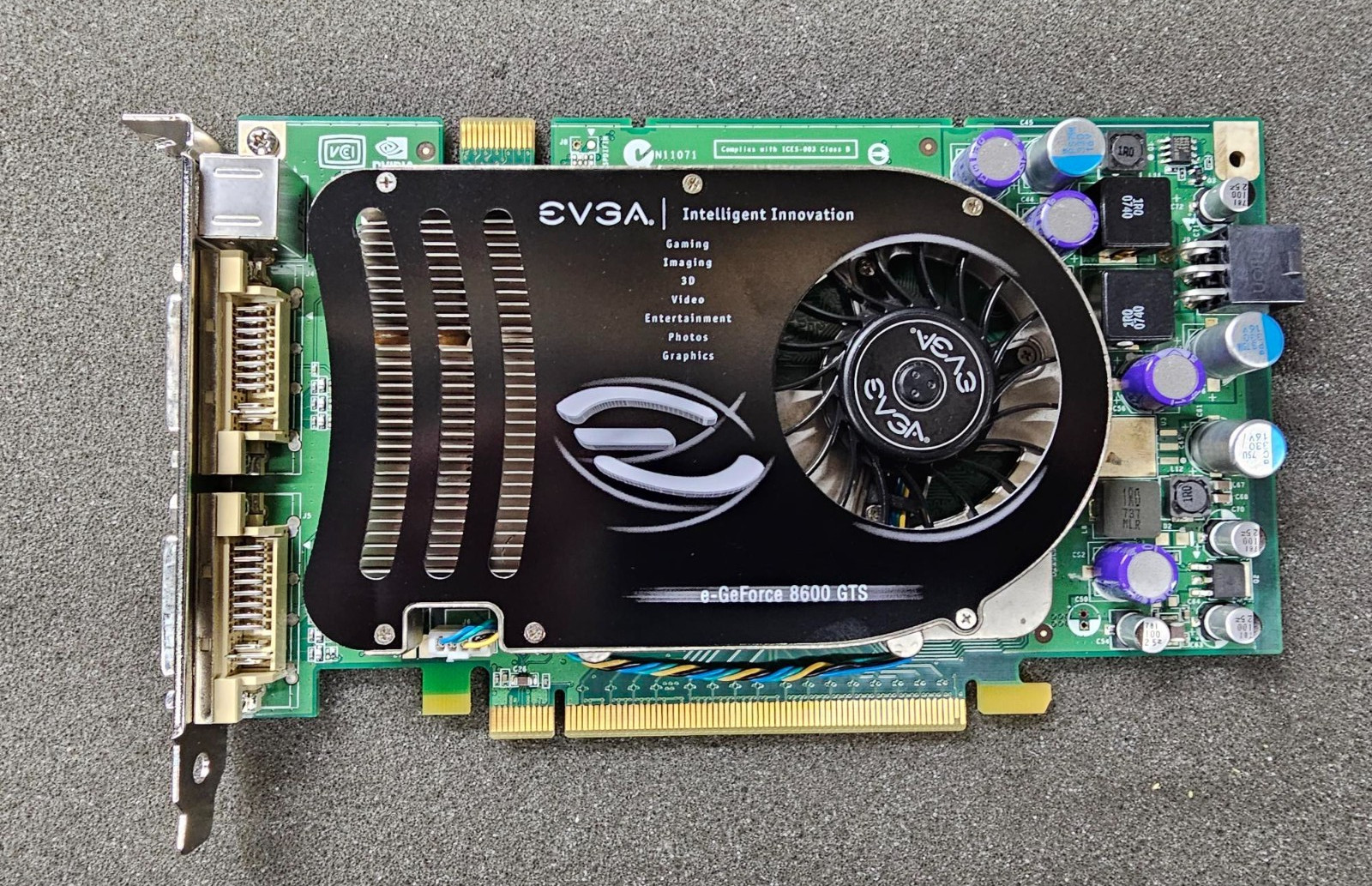 Evga Nvidia geforce 8600 GTS 256-P2-N761-AR
