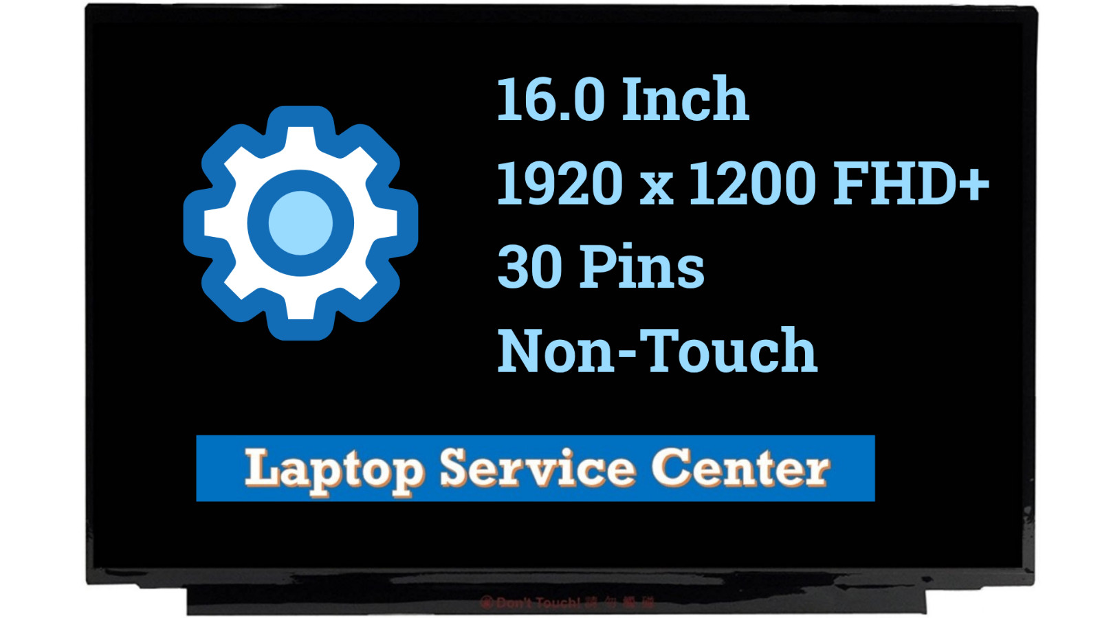 Lenovo 5D11K06180 SD11K06174 16" FHD LED LCD Screen Display