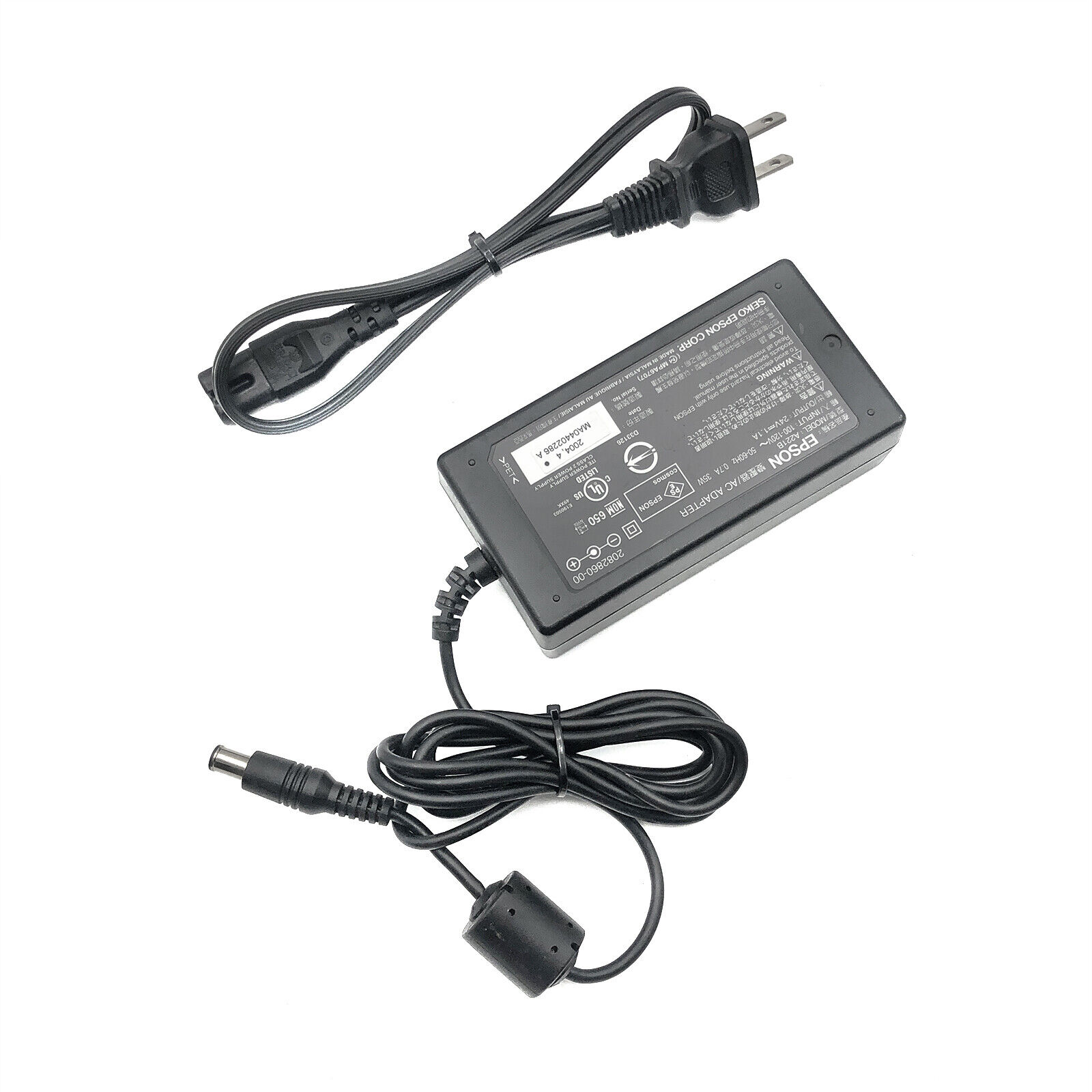 Genuine Epson AC Adapter for Epson Perfection 4490 Flatbed Scanner 24V 1.1A w/PC