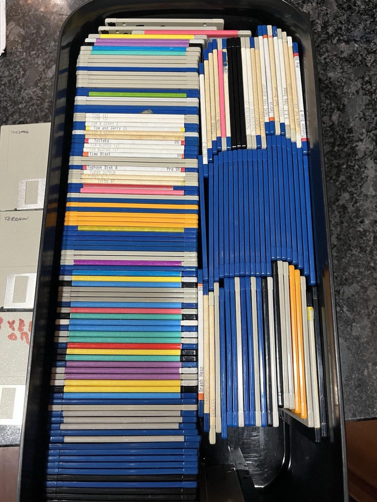 Atari St Diskette Lot Spot Tested Mostly Games 175+ Disks