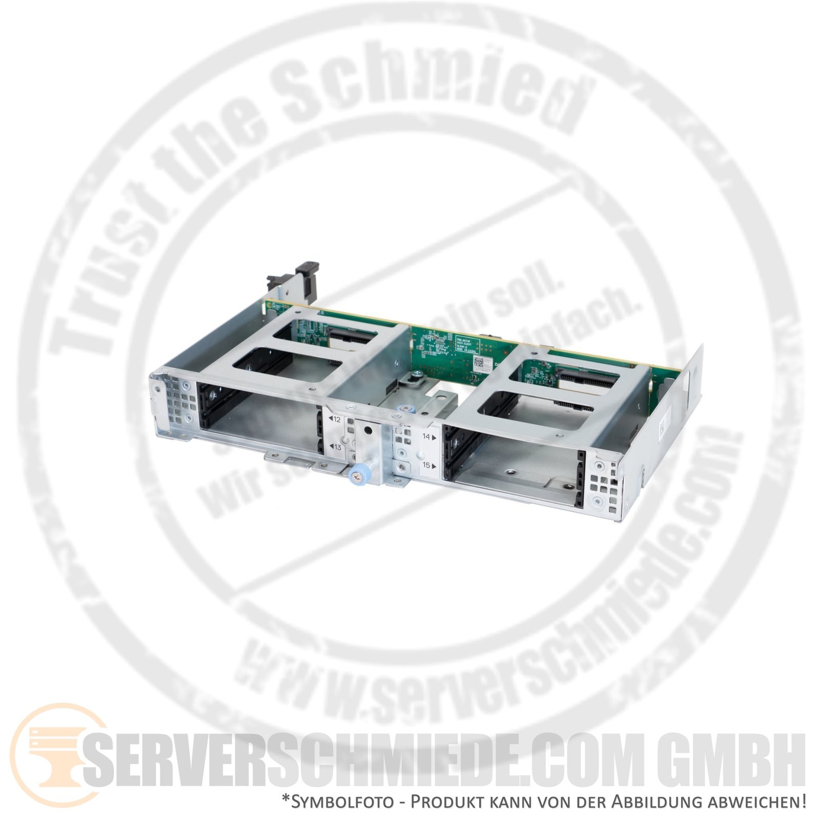 Dell 4x 2.5" SFF rear drive backplane incl. cage R740xd 0DJCPT 0HN1H8