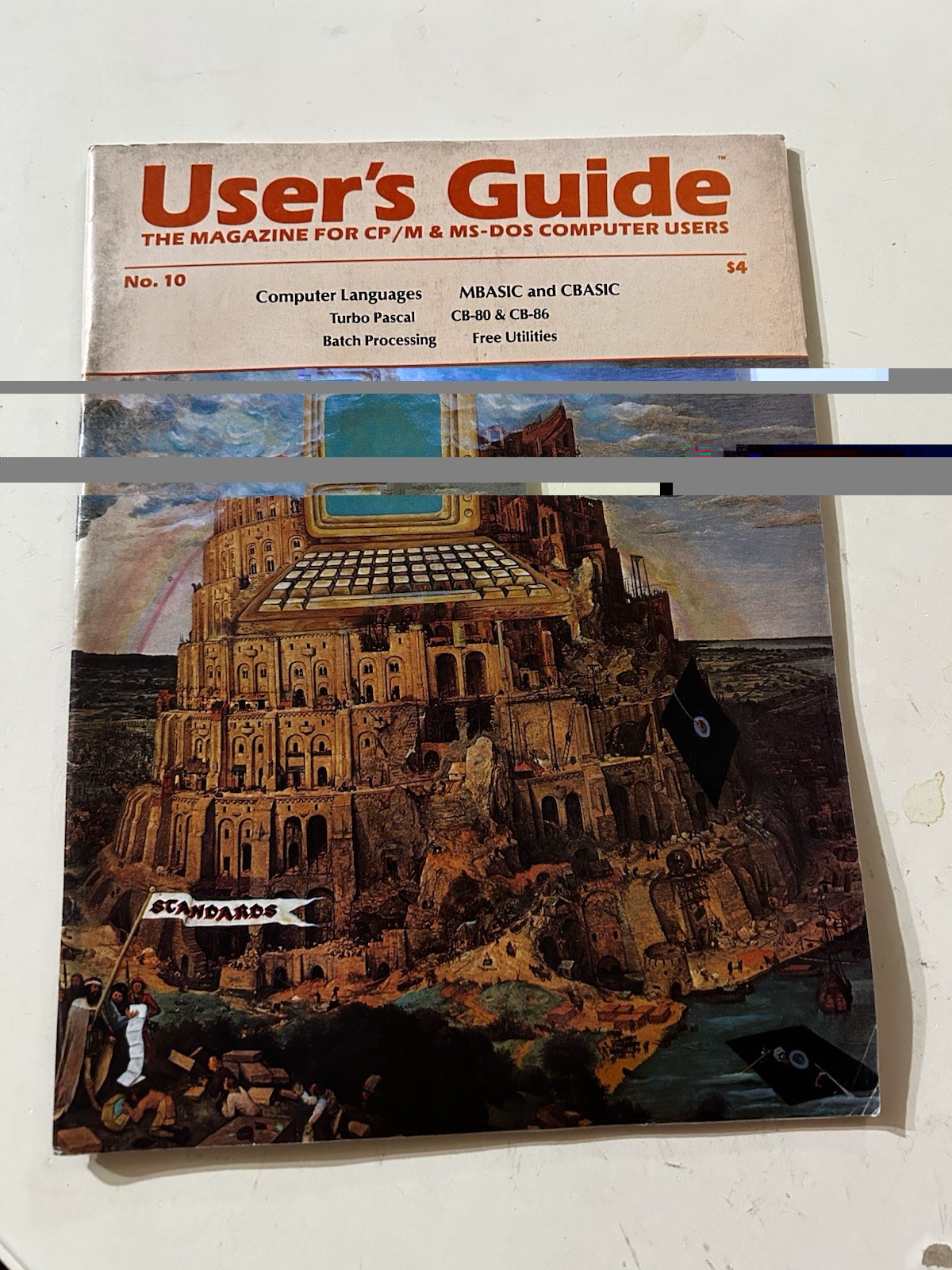 Vintage User’s Guide No 10 Cp/m Ms-dos Turbo Pascal Mbasic Cbasic Computer Mag