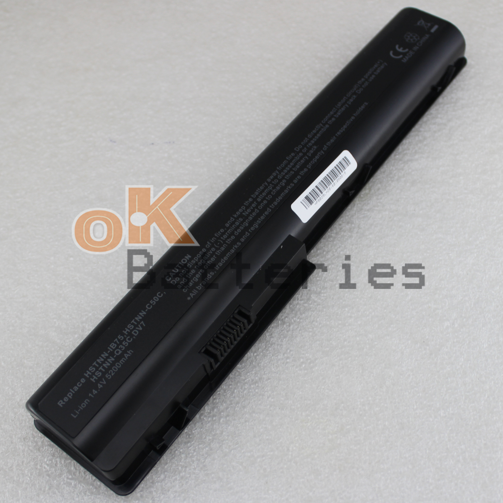 Battery Fit HP Pavilion dv7 dv7t dv8t-1000 HSTNN-IB74 HSTNN-DB75 HSTNN-OB75