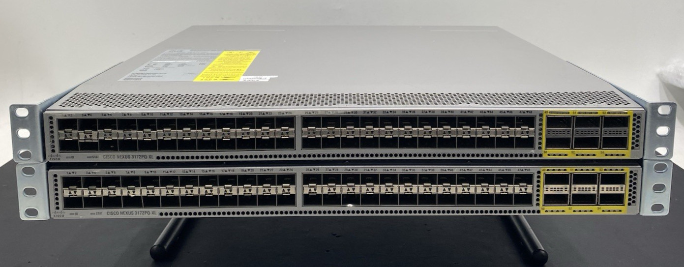 LOT OF 2 Cisco NEXUS 3000 N3K-C3172PQ-XL Switch