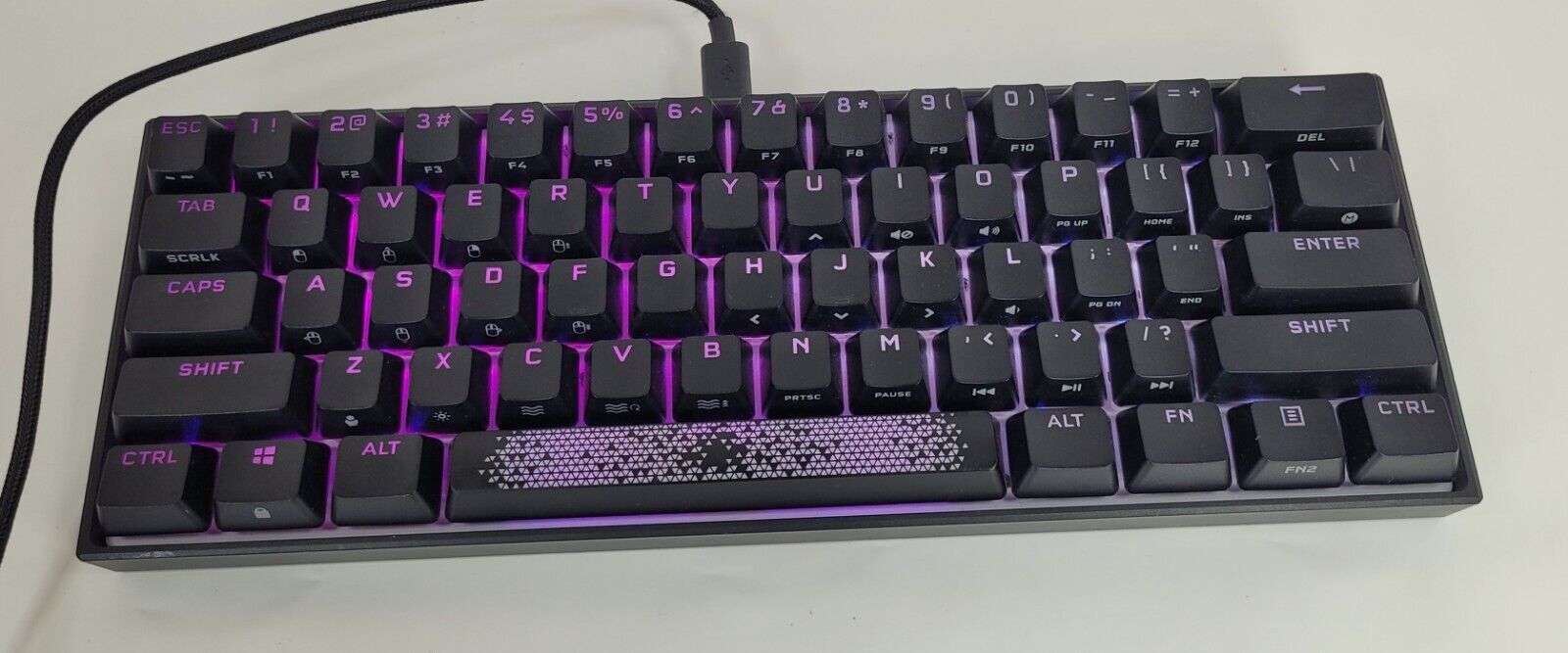 CORSAIR K65 RGB Mini 60% Mechanical Keyboard - Black
