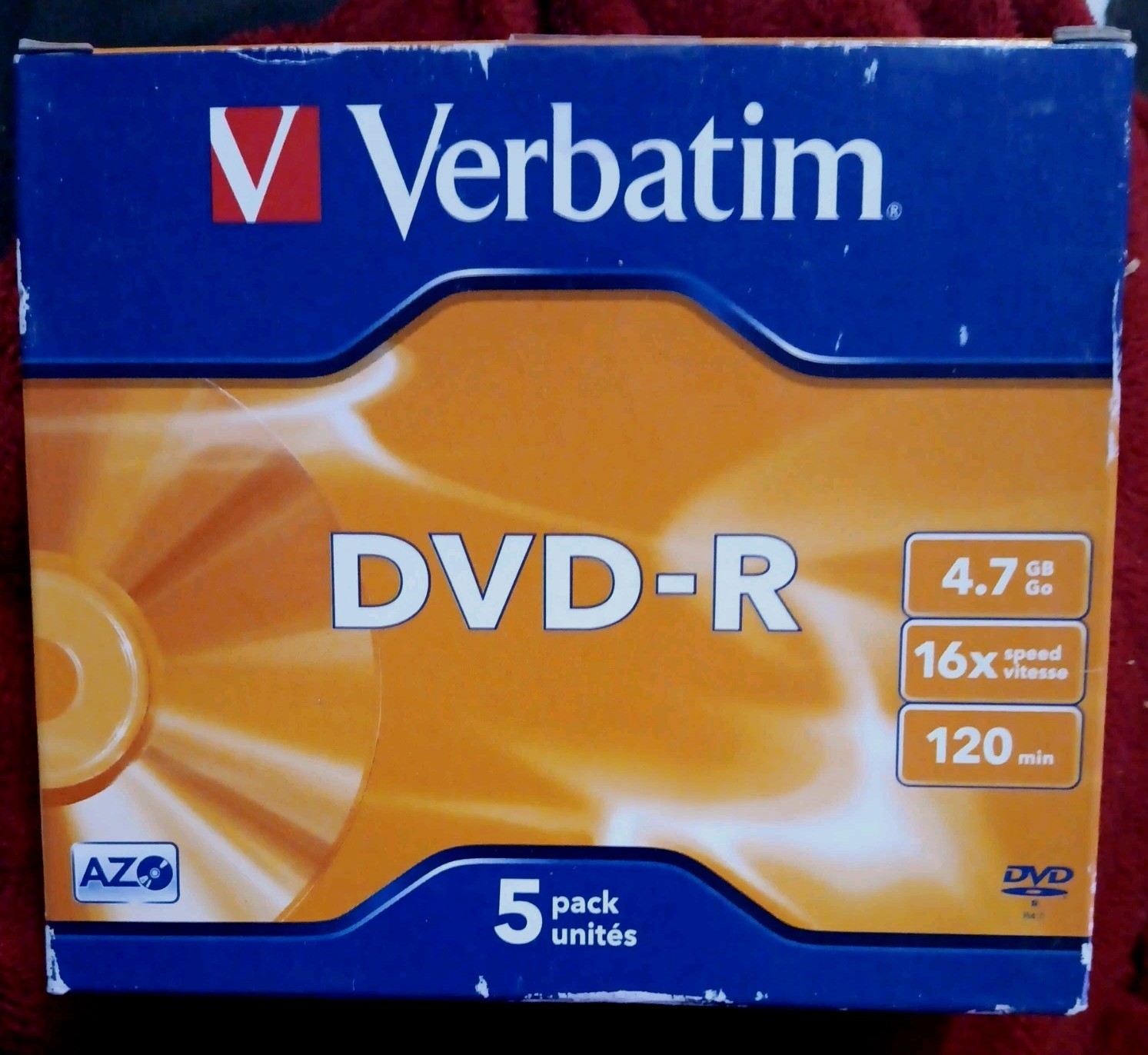 Verbatim DVD-R - 5 pack Brand new , still in box