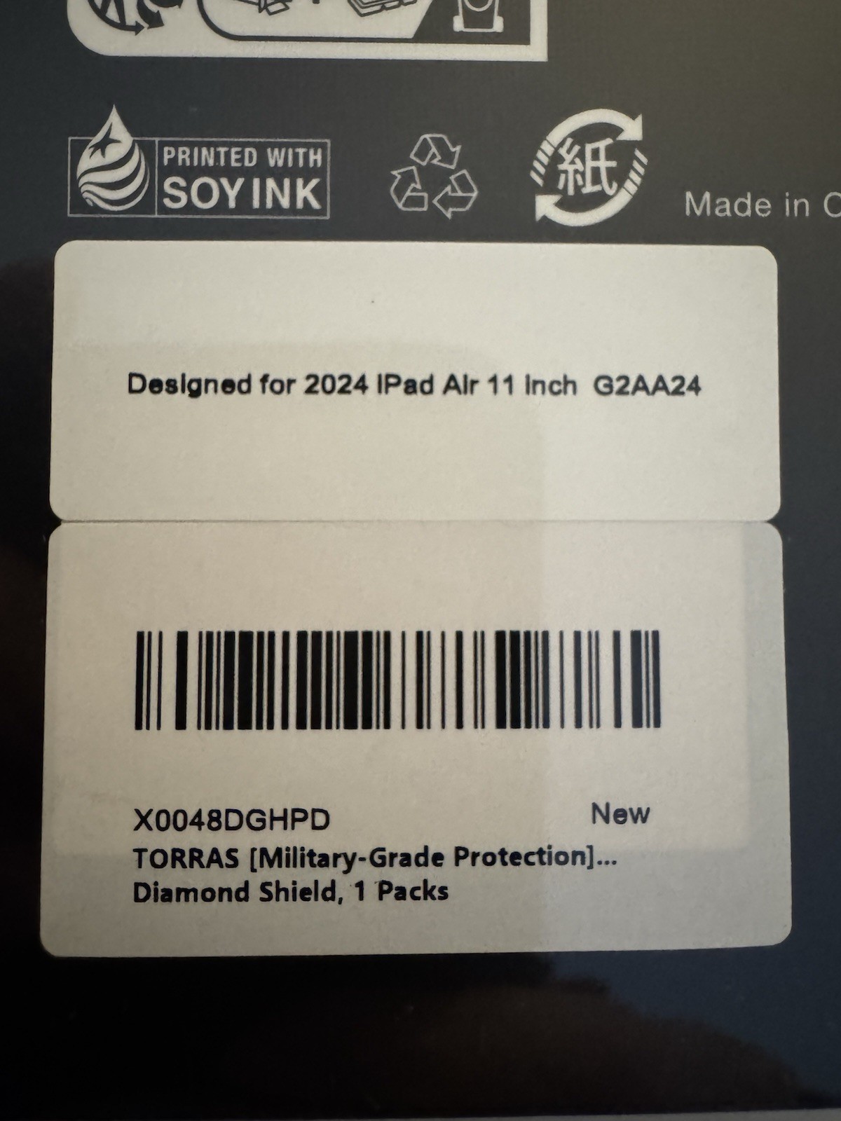 Tortas Screen Protector 2024 Apple iPad Air 11 Inch - Sealed Box