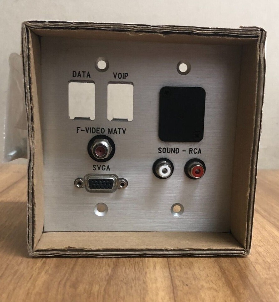 Panel Crafters Wall Plate (F-Video Matv, SVGA, Sound, RCA)