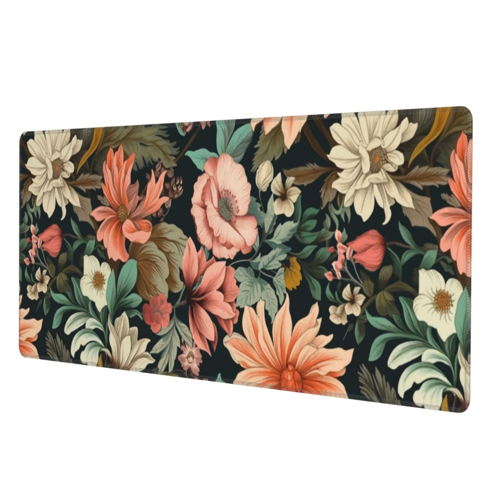 Japanese Floral Aesthetic Large Mouse Pad XXL Desk Mat Keyboard Pad