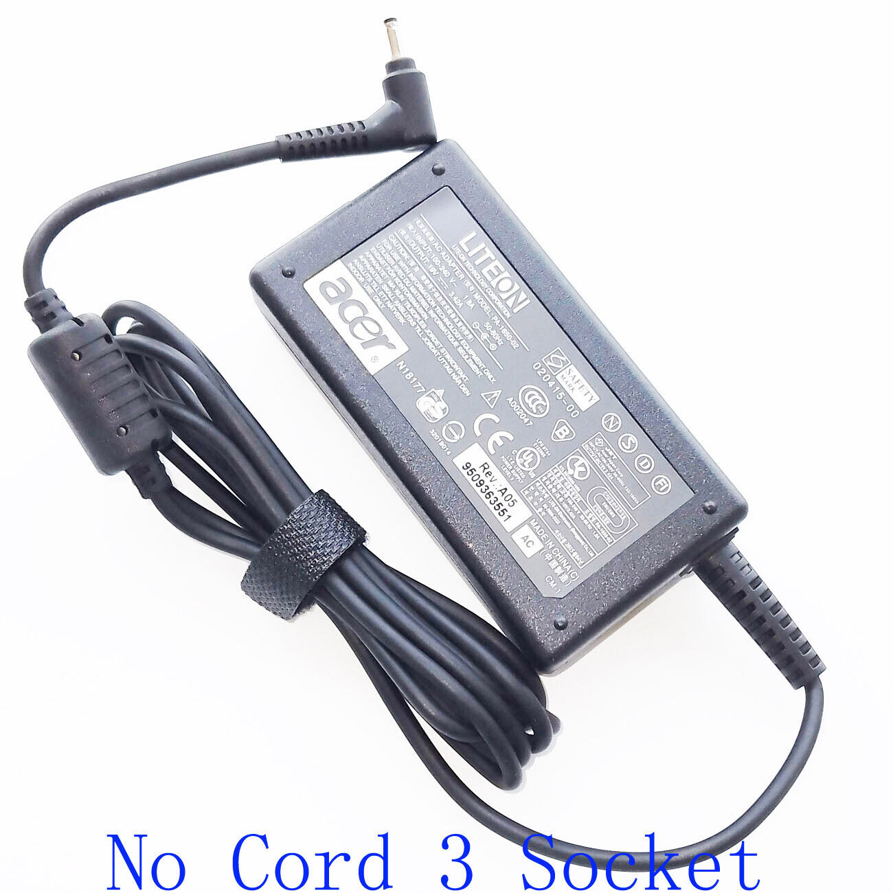 Genuine OEM Battery Charger For Acer CB5-311-T5BD CB5-311-T5X0 CB5-311T677 65W