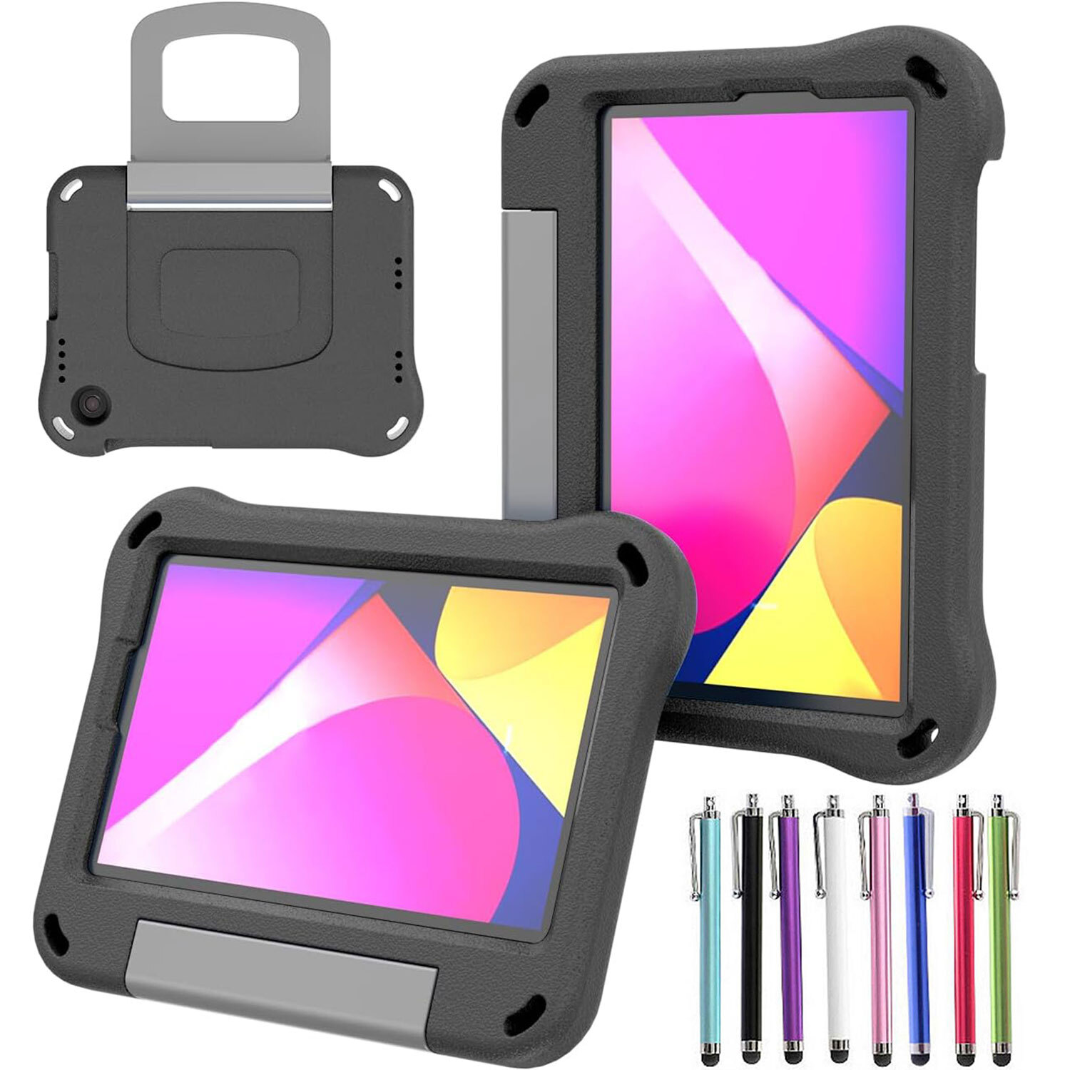 Kids Case For TCL Tab 8 LE/TCL Tab 8 WiFi Tablet Heavy Duty Foam EVA Stand Cover