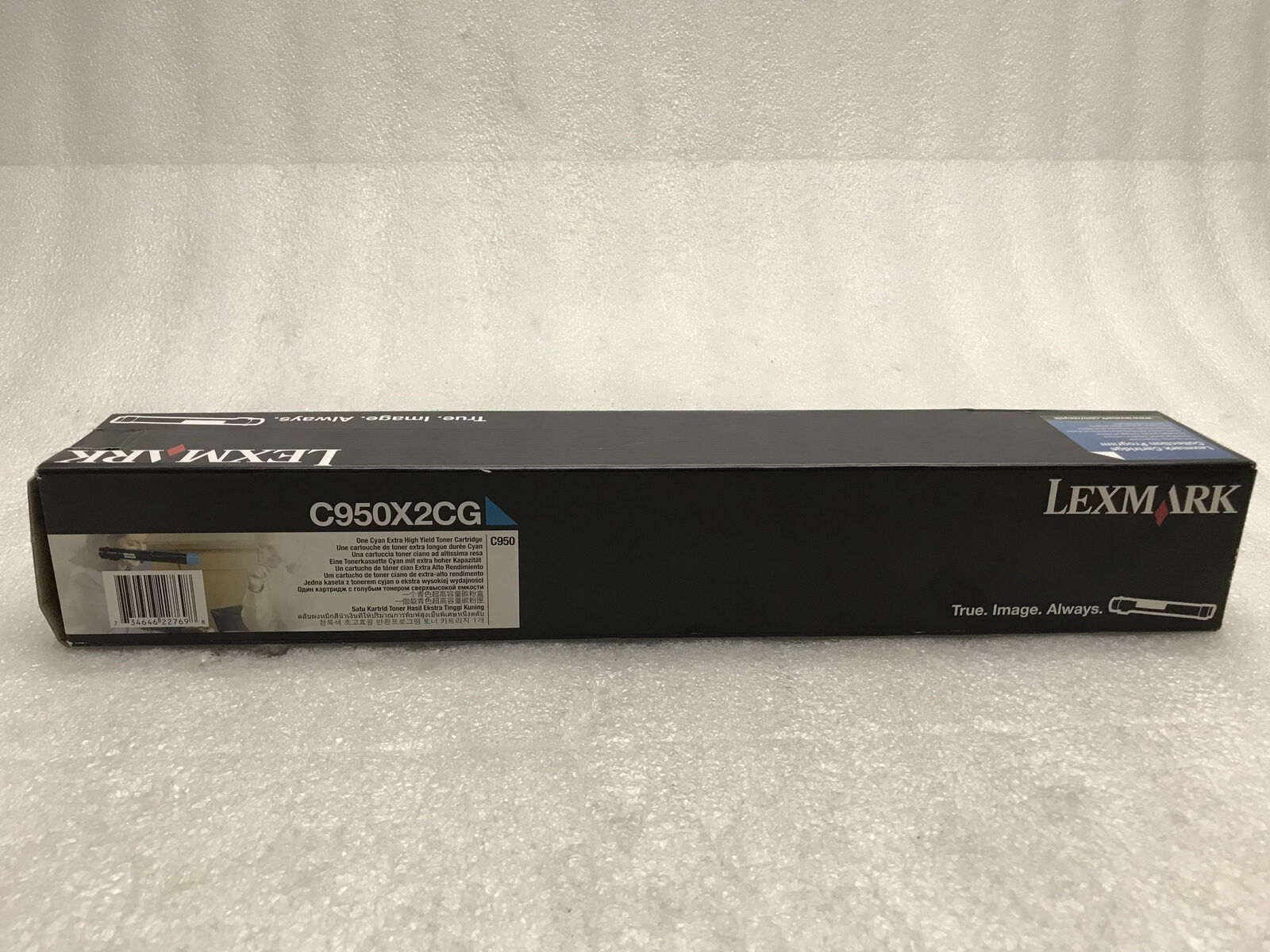New Genuine OEM Lexmark C950X2CG Cyan Extra High Yield Toner Cartridge