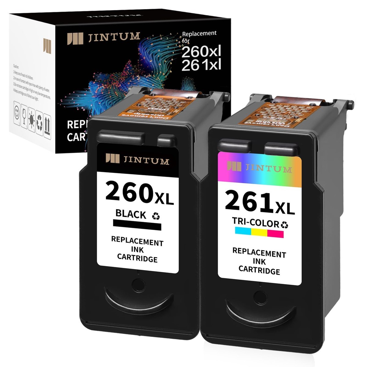 JINTUM 260 261 Ink Cartridge Compatible Canon 260XL And 261XL Ink Cartridges