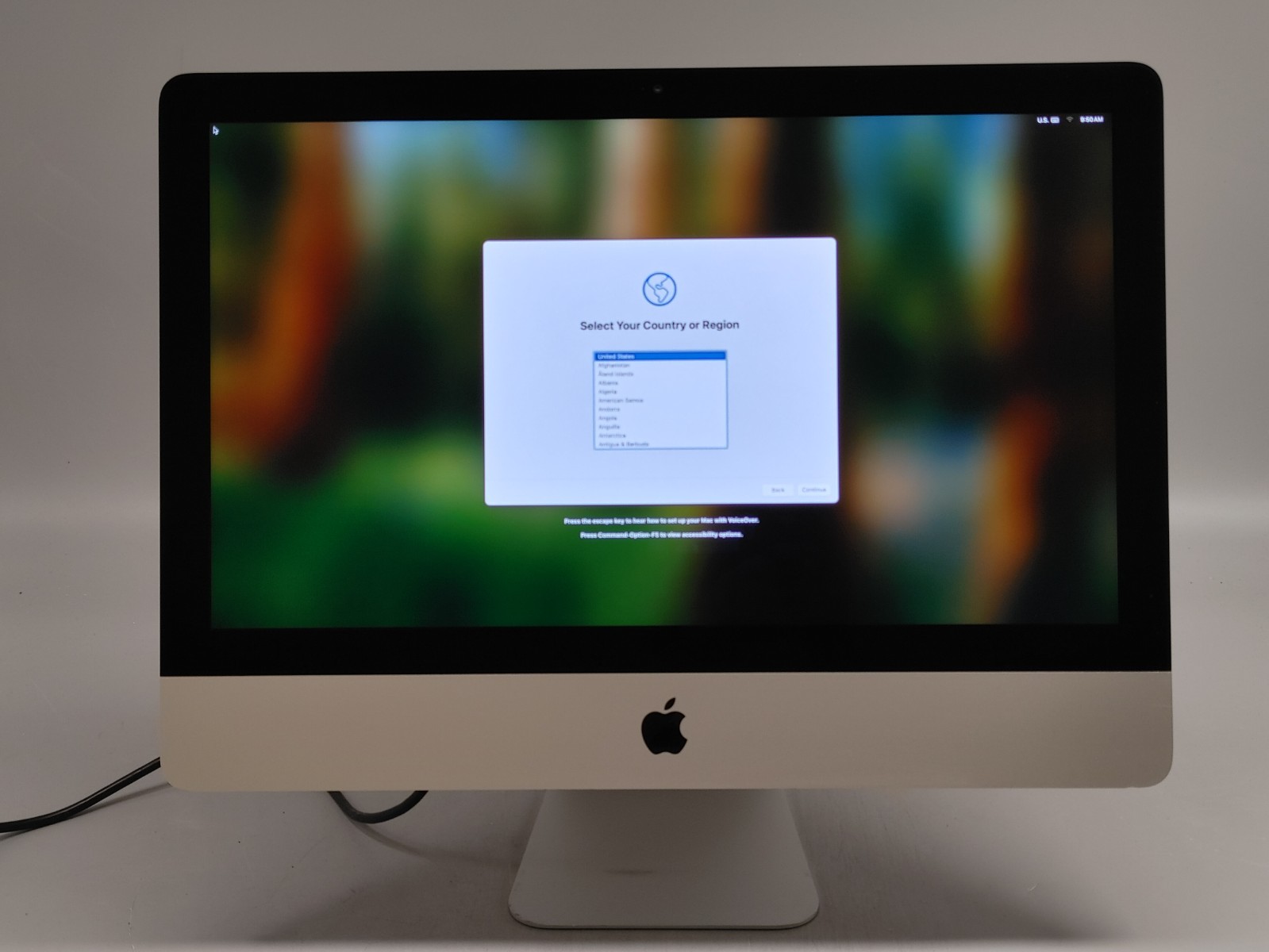 2019 iMac 21.5 IN A2116 MRT32LL/A  i3-8100 3.6Ghz 8GB RAM 1TB HDD