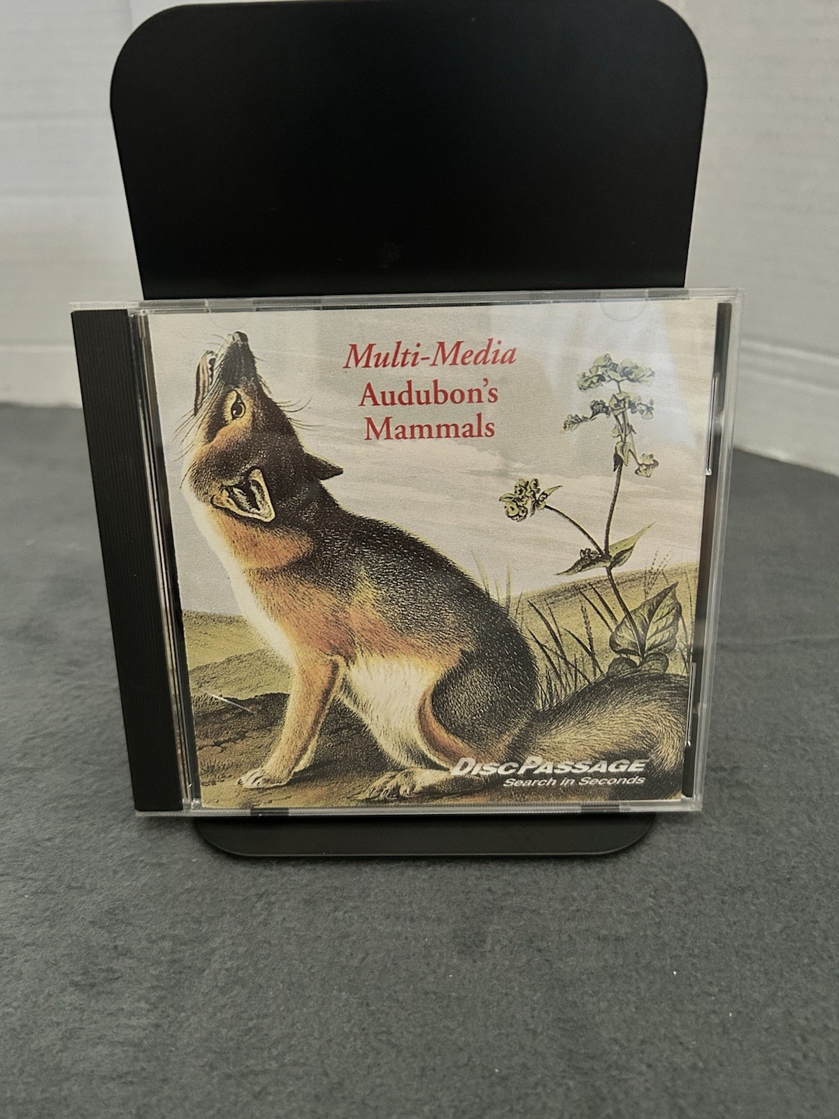 Multi-Media Audubon's Mammals CMC ReSearch DiscPassage VTG 1990 CD-ROM Rare