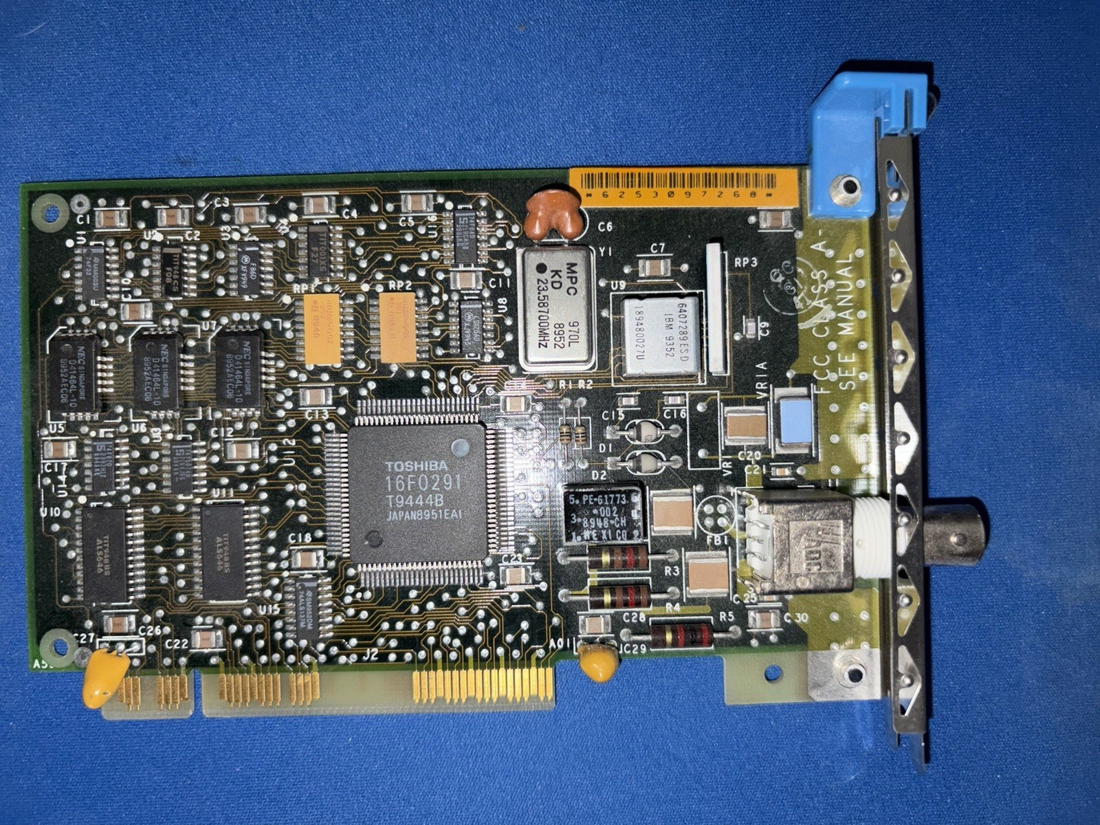 IBM PS/2 74F3463 Micro Channel (MCA) 3270 Adapter card