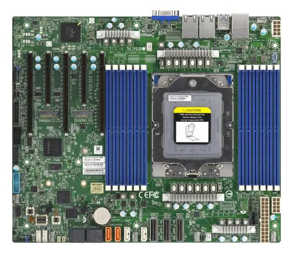 SuperMicro H13SSL-N Motherboard- H13 AMD EPYC UP platform w/ socket SP5 CPU, SoC