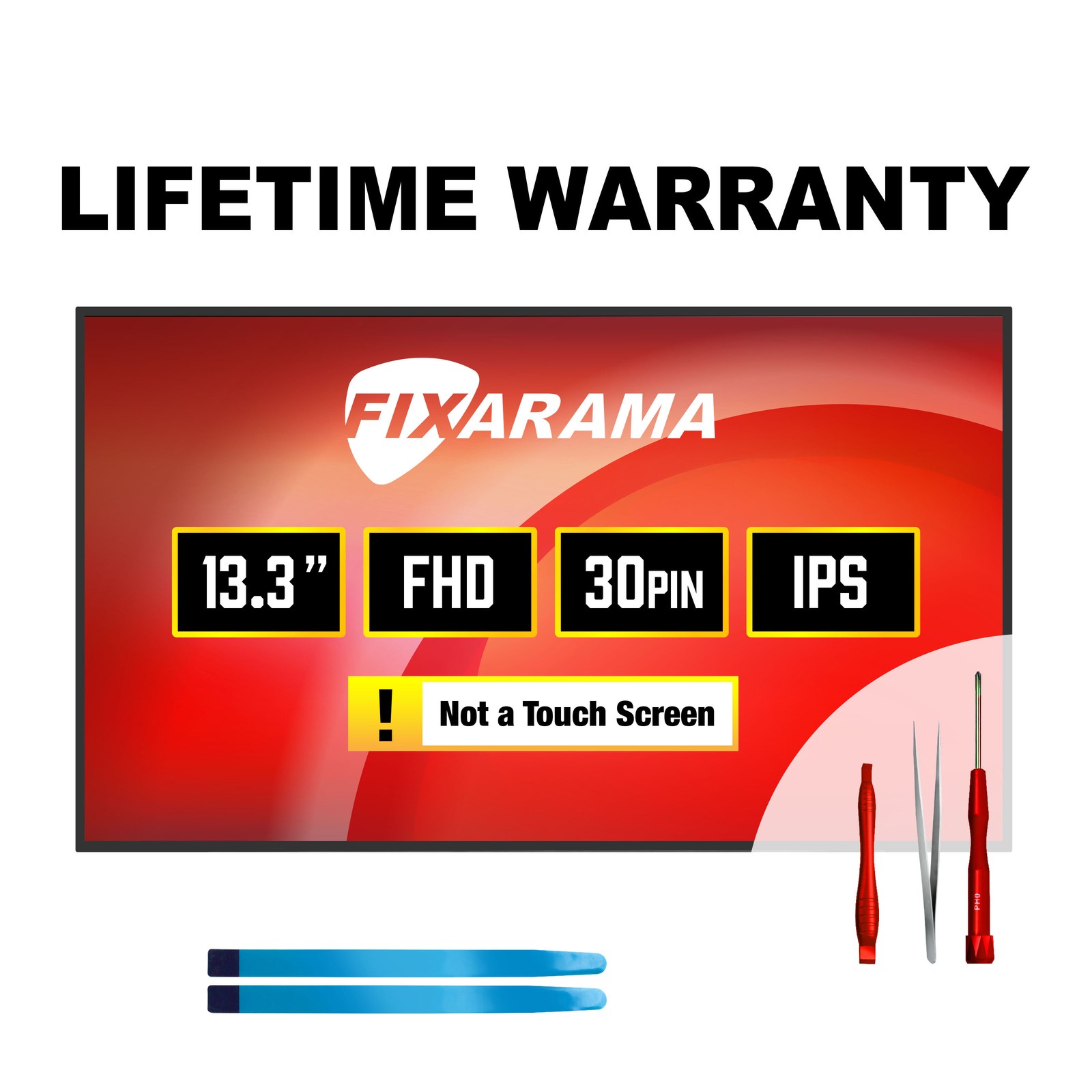 AUO B133HAN06.8 FHD IPS Matte LCD Screen + Tools GRADE A+ FIXARAMA