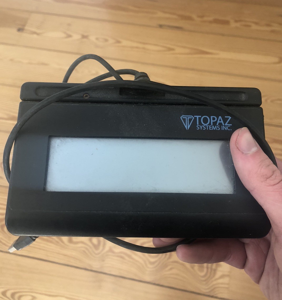 Topaz Systems T- LBK460-HSB-R SigLite 1x5 Signature Pad NO STYLUS