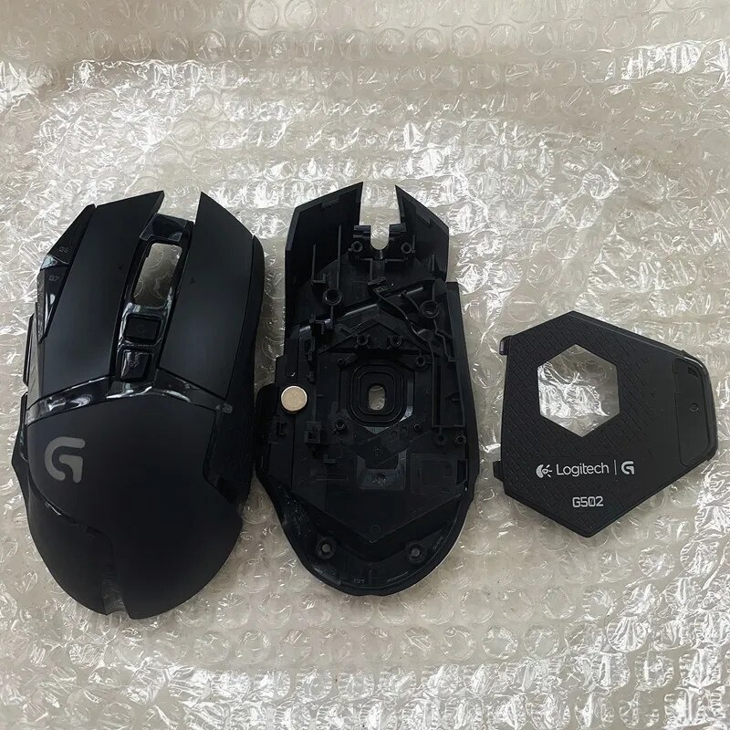 Mouse shell for Logitech G502hero G502se wired mouse top bottom cover housing