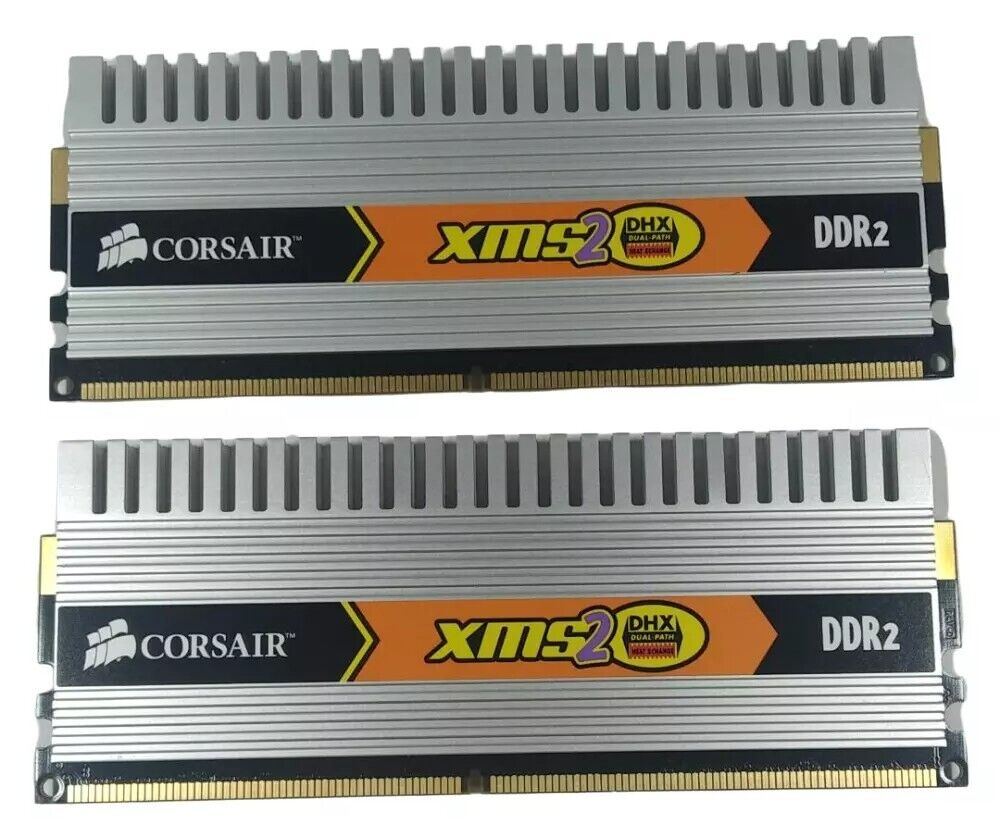 Corsair CM2X1024-6400 XMS2 2GB (2x1GB) DDR2 800 MHz (PC2 6400) Desktop Memory