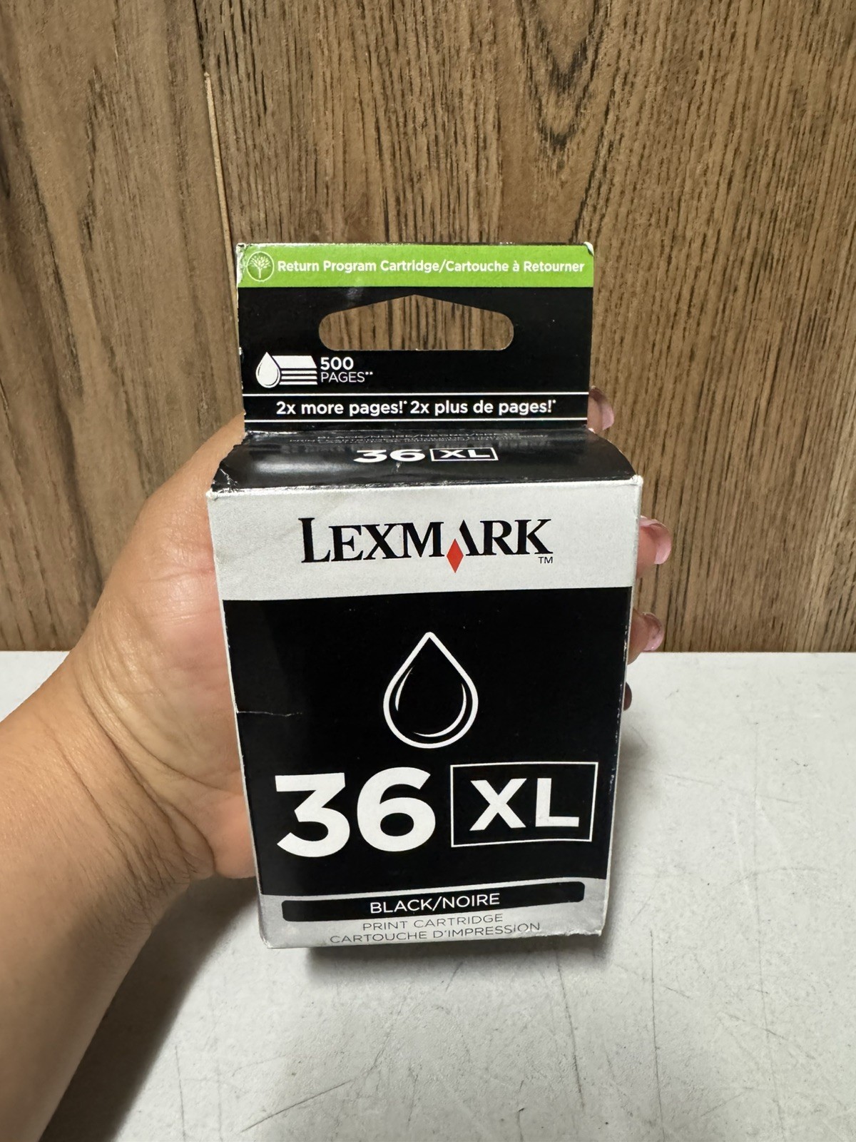 Lexmark 36XL Black Ink Cartridge Return Program Genuine New Open Box