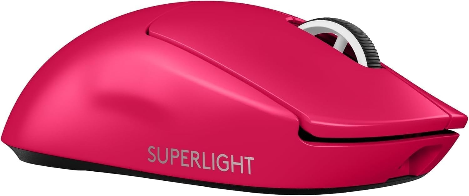 Logitech G PRO X Superlight 2 Wireless Gaming Mouse, Lightweight Magenta