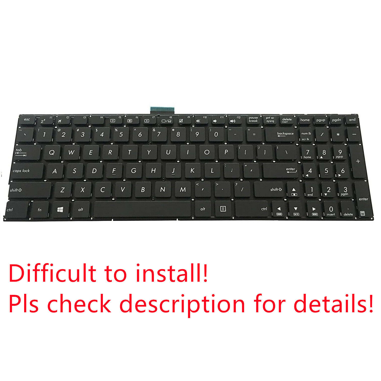 Original US Keyboard for ASUS F554L